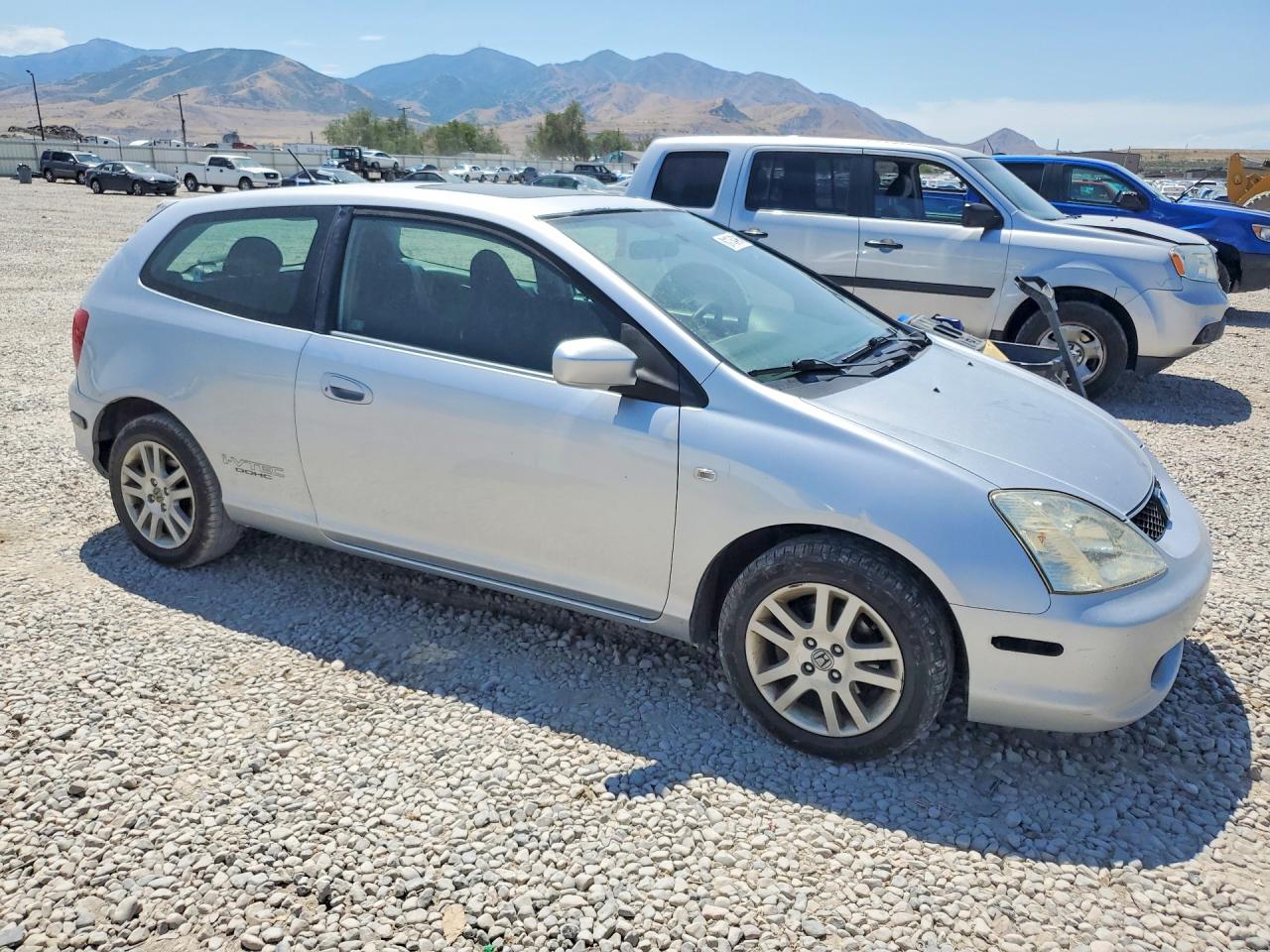 2003 Honda Civic Si Silver vin: SHHEP33523U404111