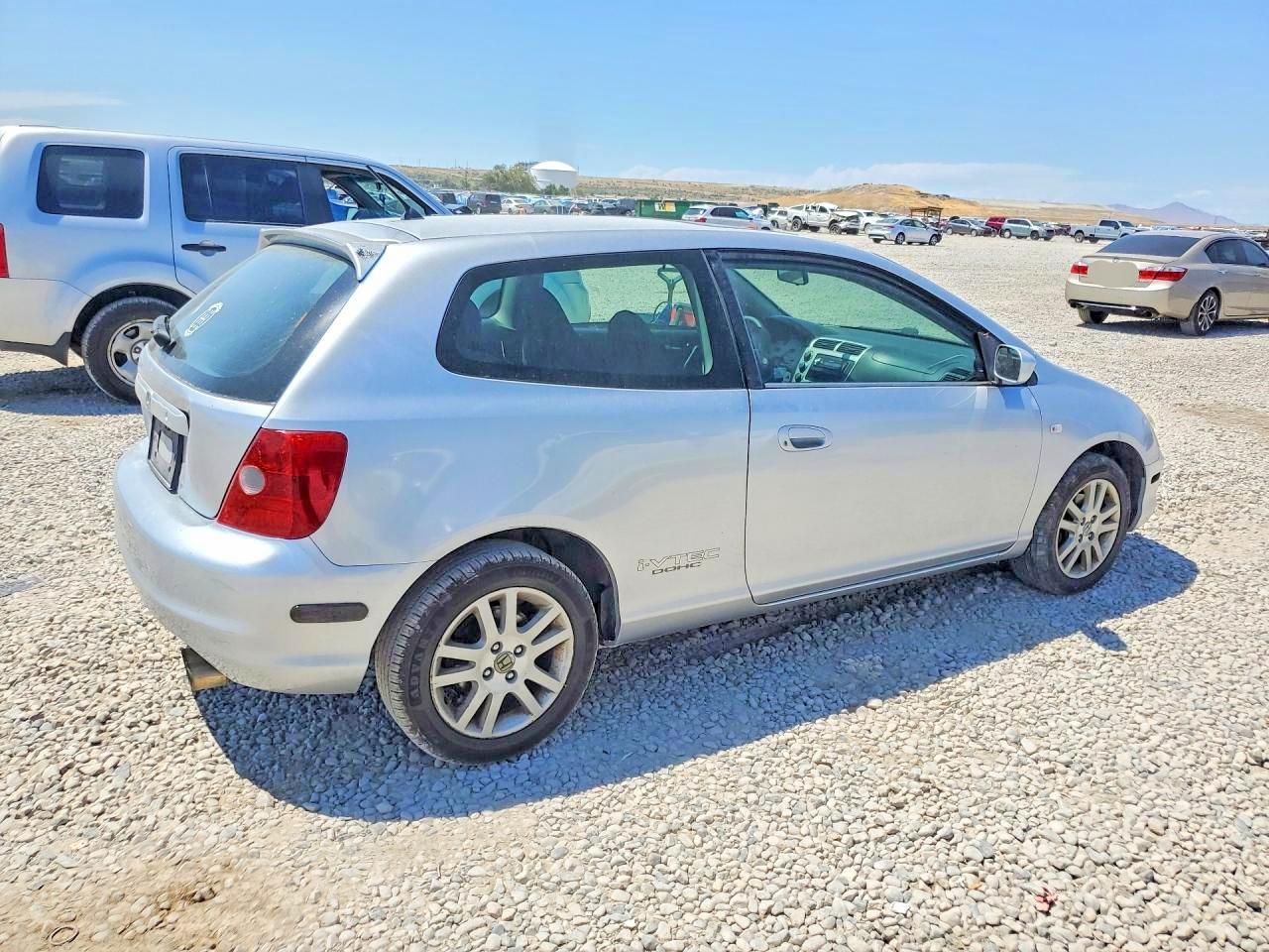 2003 Honda Civic Si Silver vin: SHHEP33523U404111
