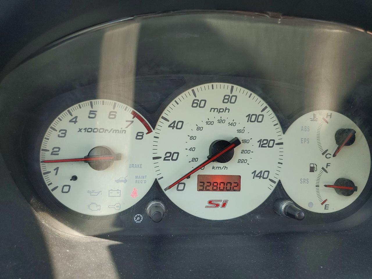 2003 Honda Civic Si Silver vin: SHHEP33523U404111