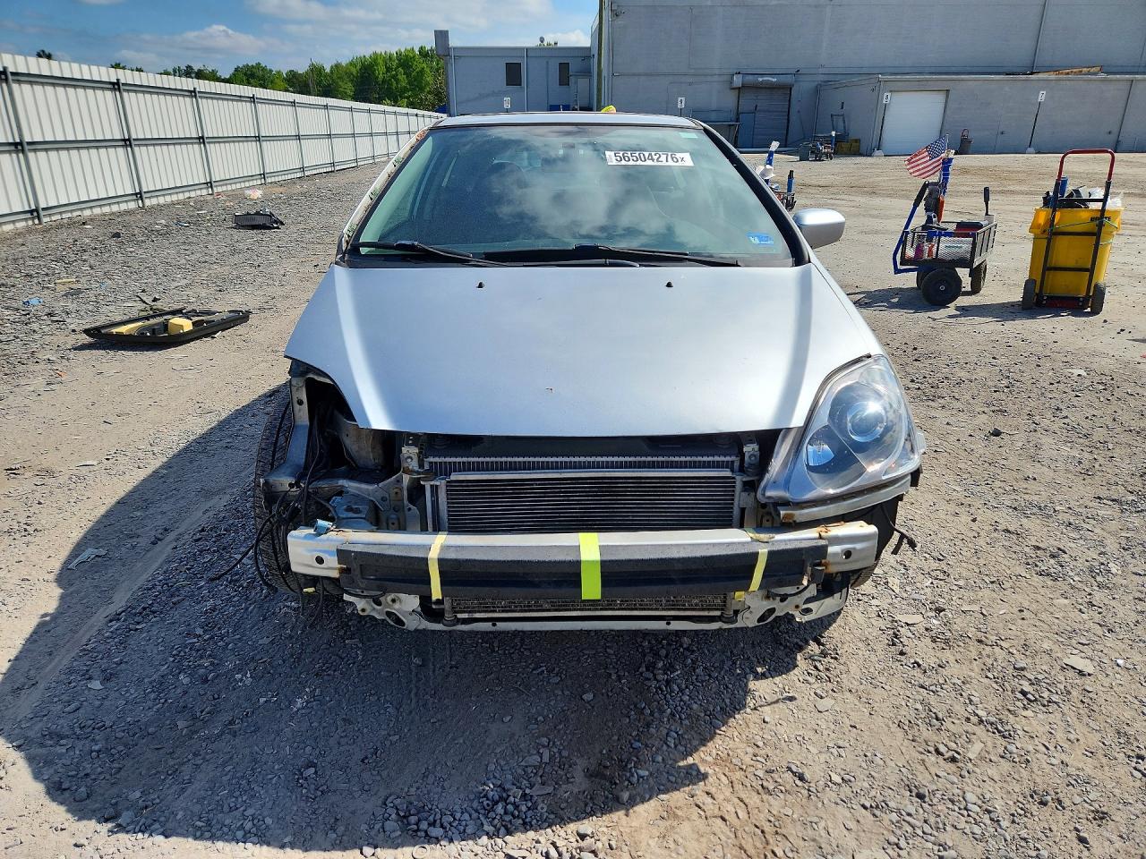 2005 Honda Civic Si Silver vin: SHHEP33525U500601