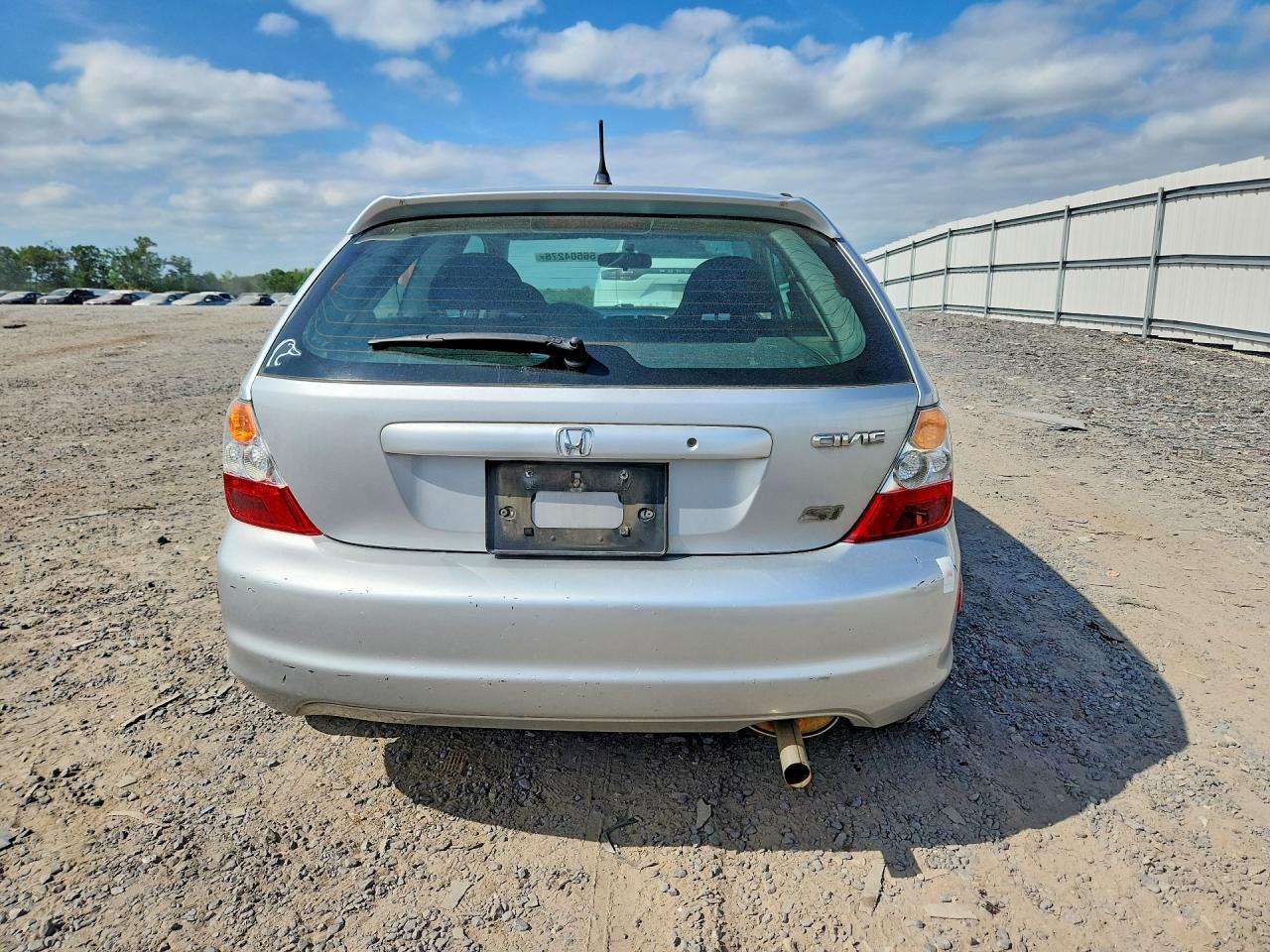 2005 Honda Civic Si Silver vin: SHHEP33525U500601