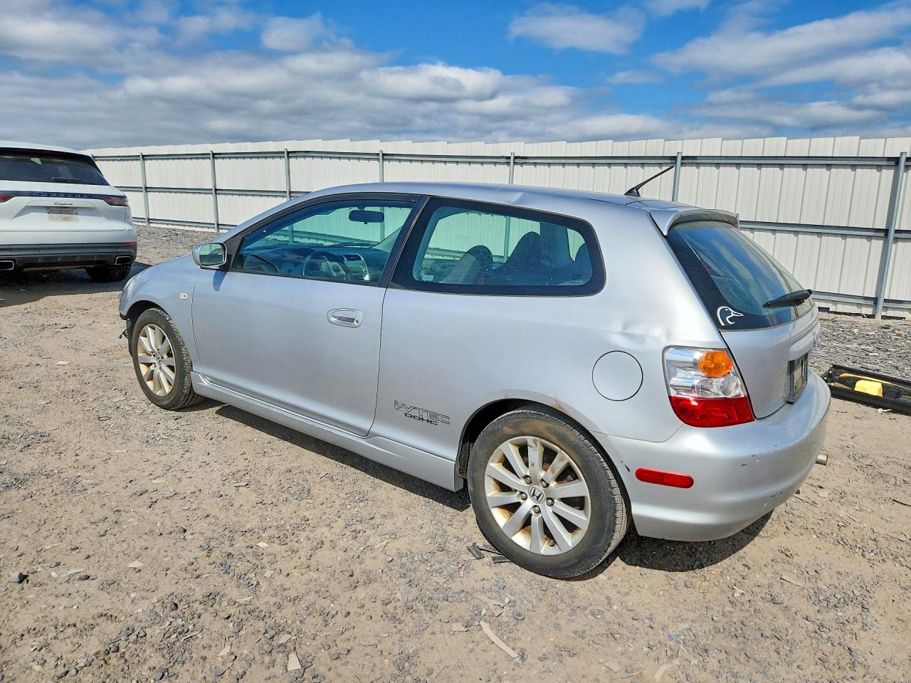 2005 Honda Civic Si Silver vin: SHHEP33525U500601
