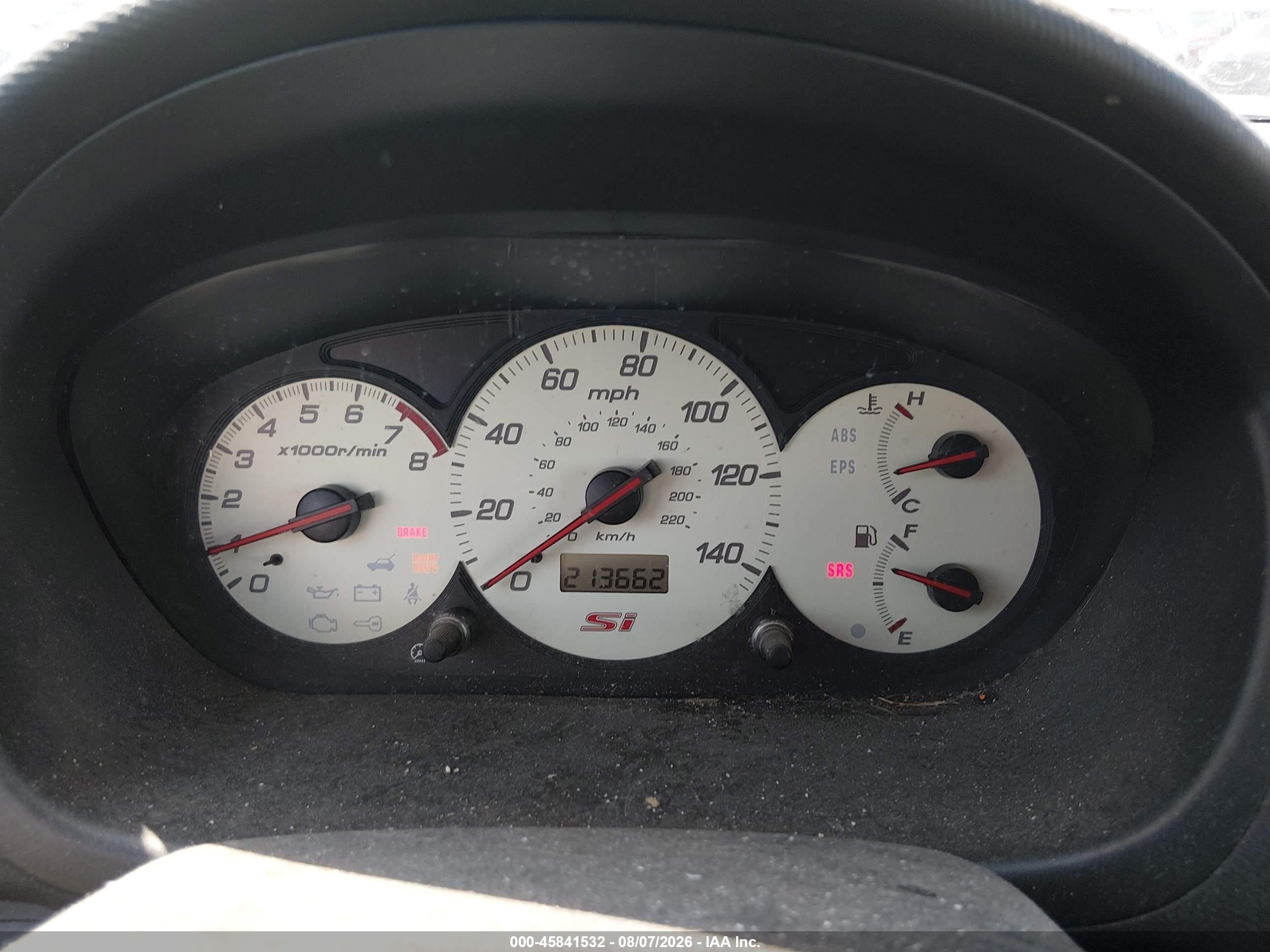 2002 Honda Civic Si Silver vin: SHHEP33532U304260