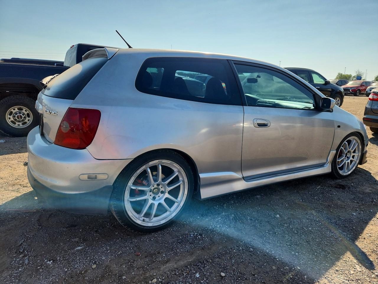 2002 Honda Civic Si Gray vin: SHHEP33542U303568