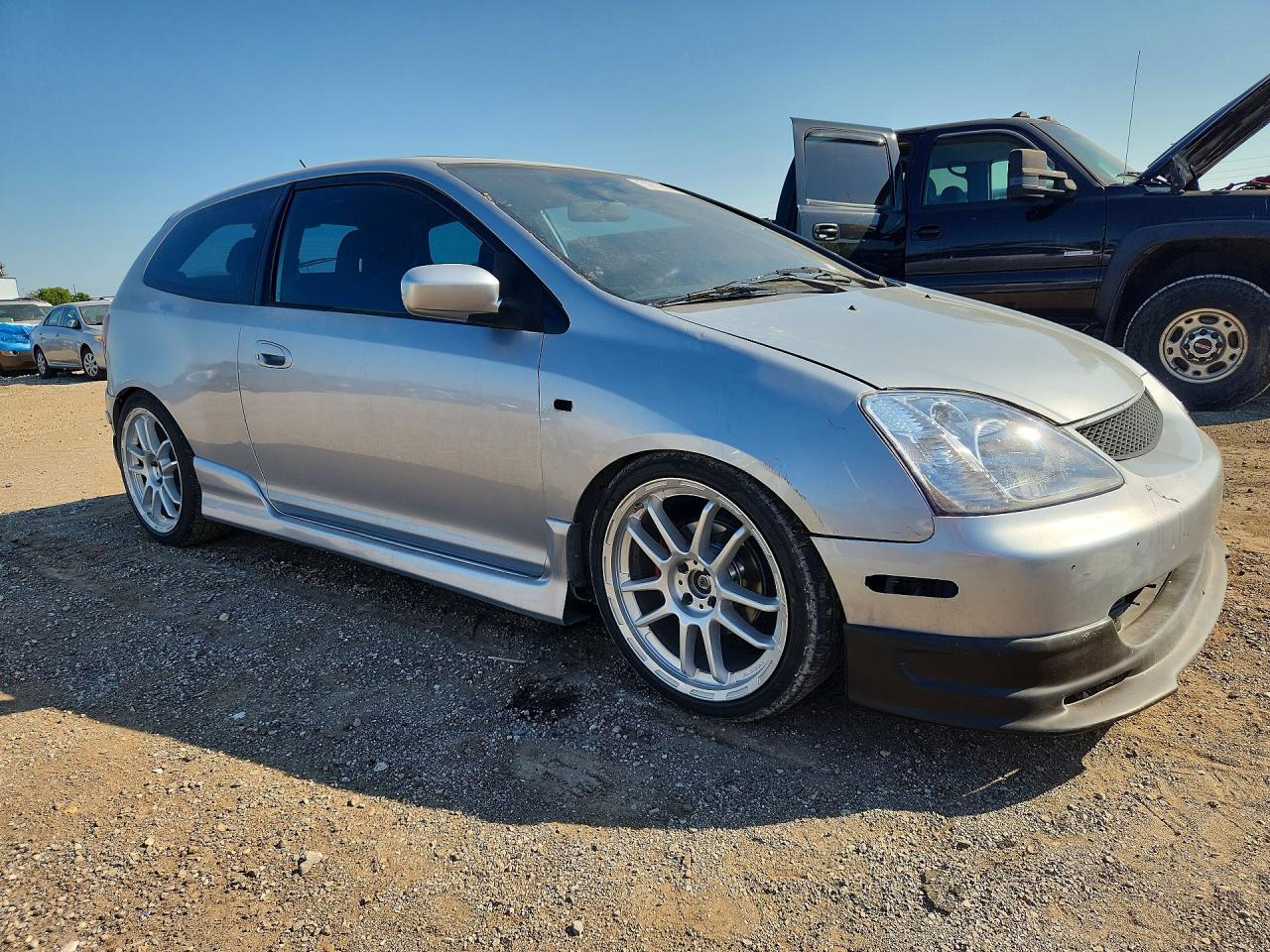 2002 Honda Civic Si Gray vin: SHHEP33542U303568