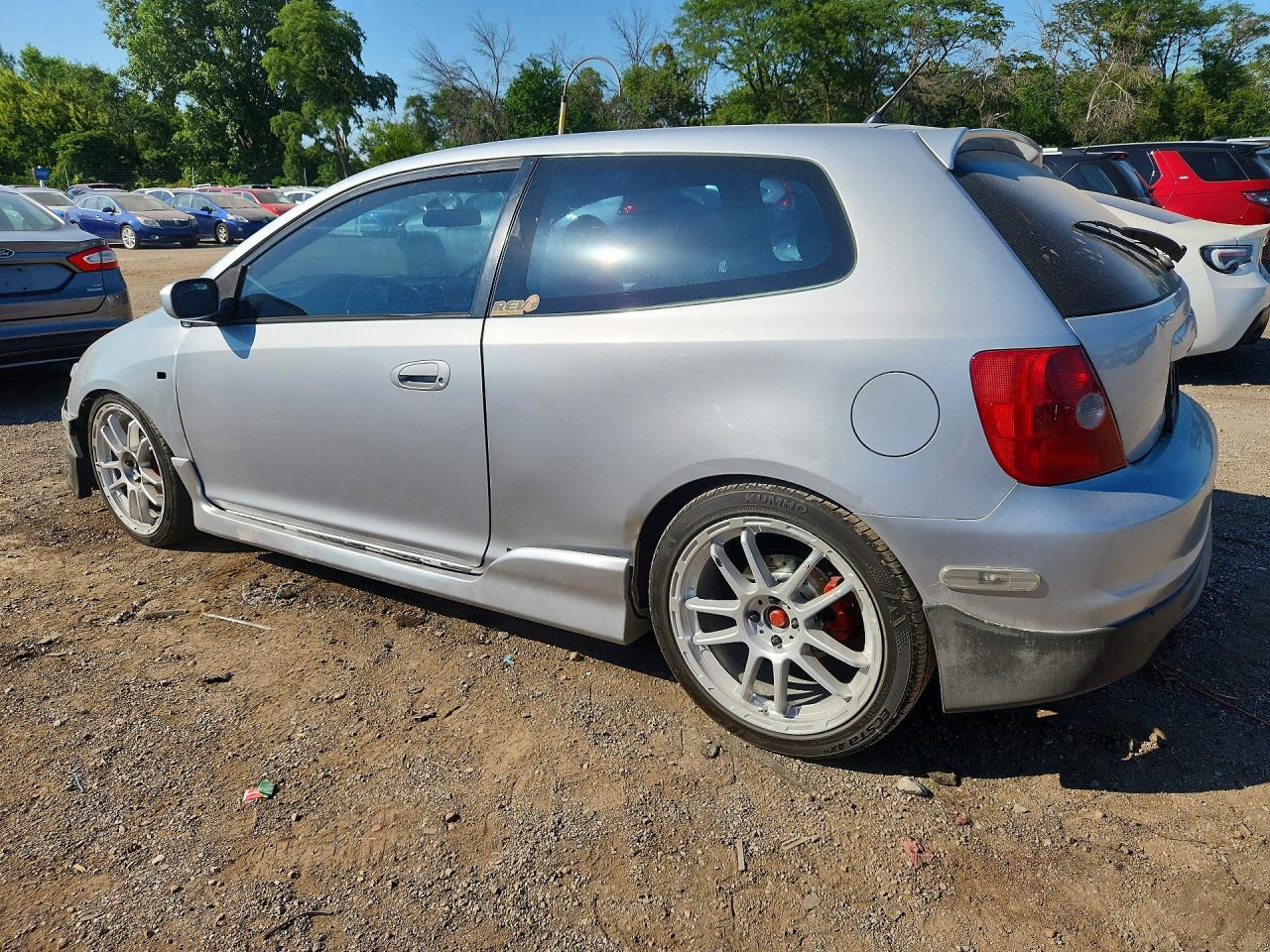 2002 Honda Civic Si Gray vin: SHHEP33542U303568