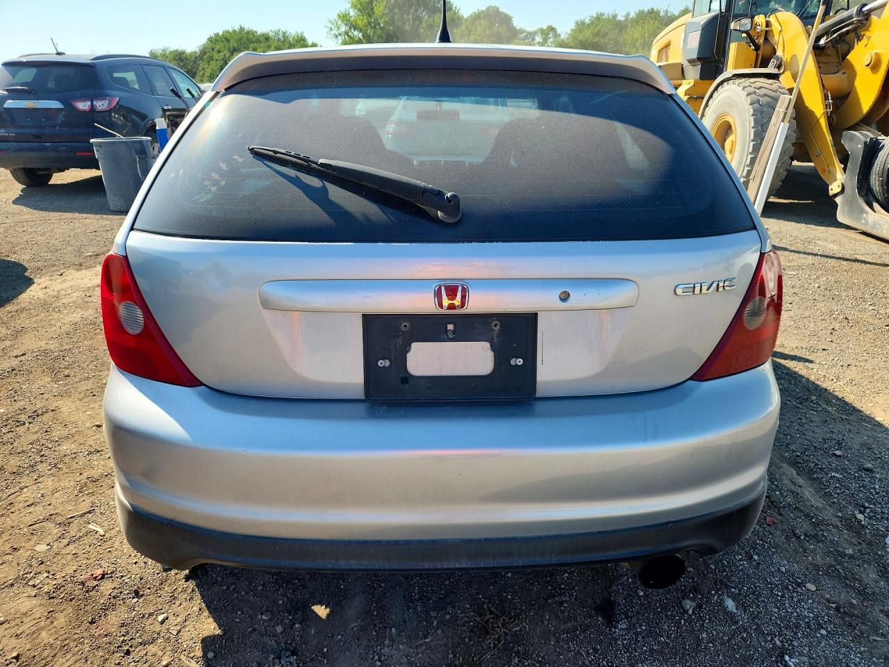 2002 Honda Civic Si Gray vin: SHHEP33542U303568