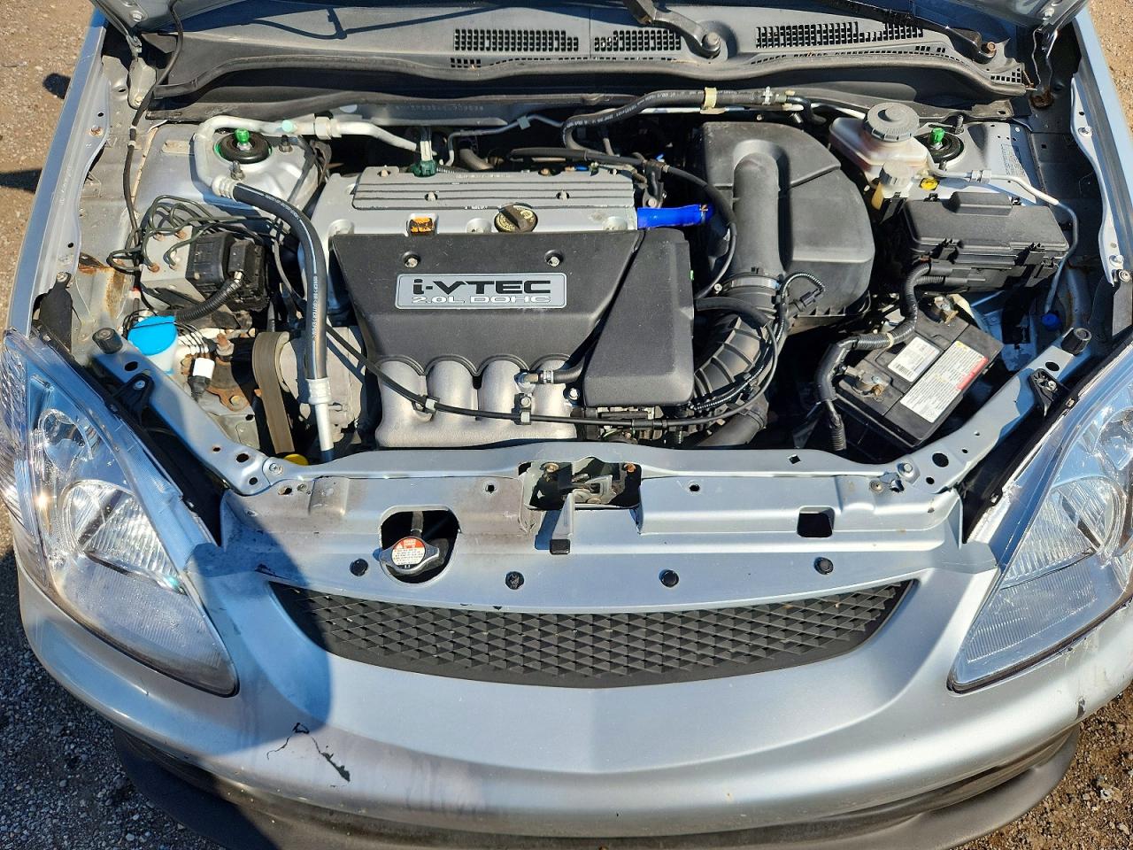 2002 Honda Civic Si Gray vin: SHHEP33542U303568