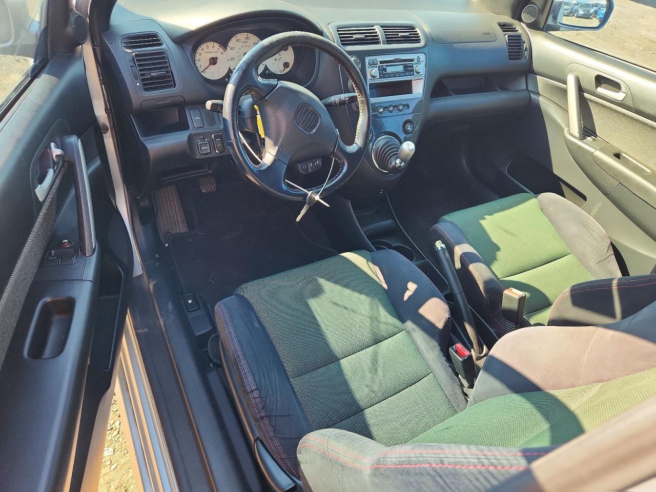 2002 Honda Civic Si Gray vin: SHHEP33542U303568