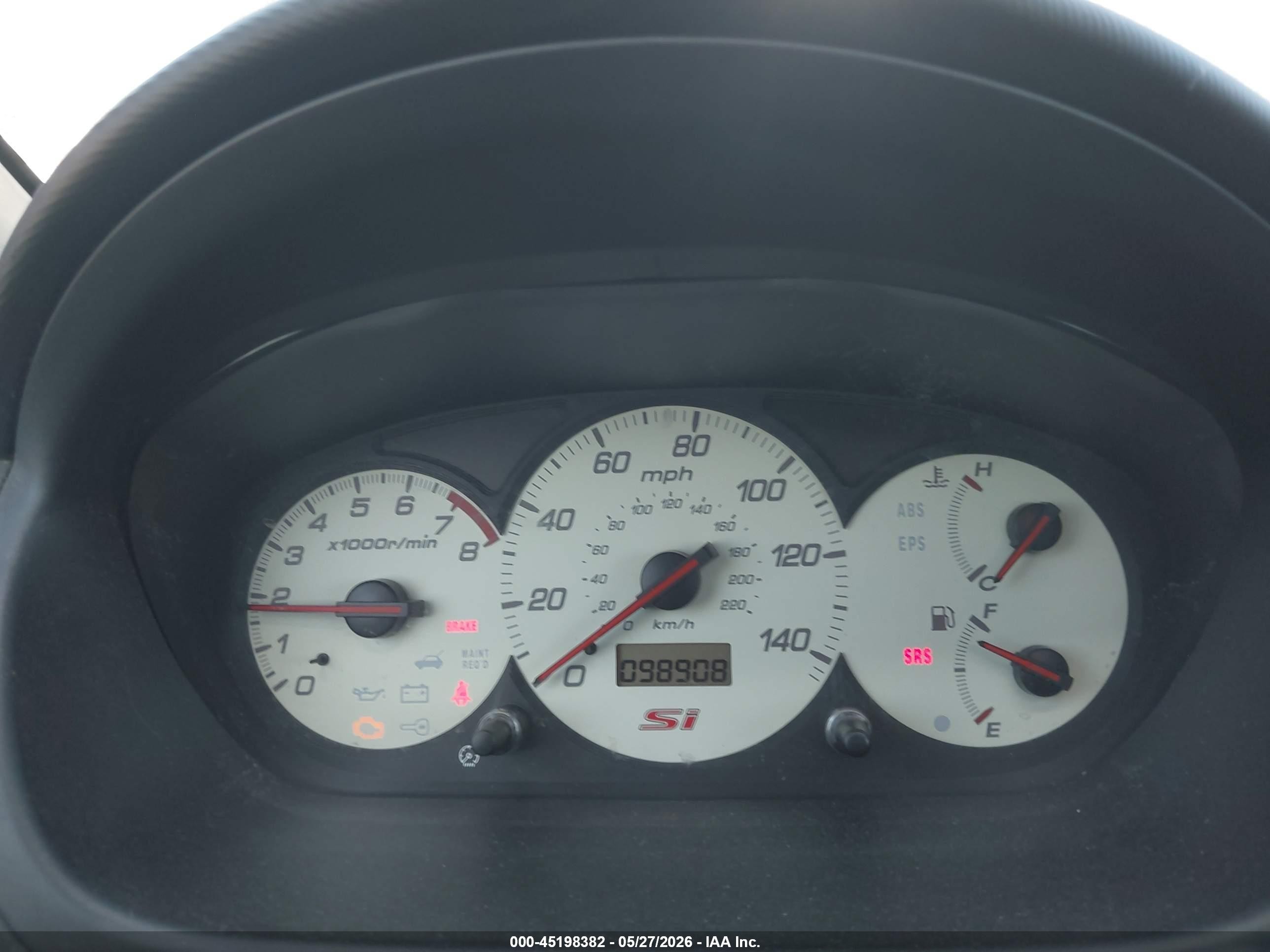 2003 Honda Civic Si Black vin: SHHEP33543U401663