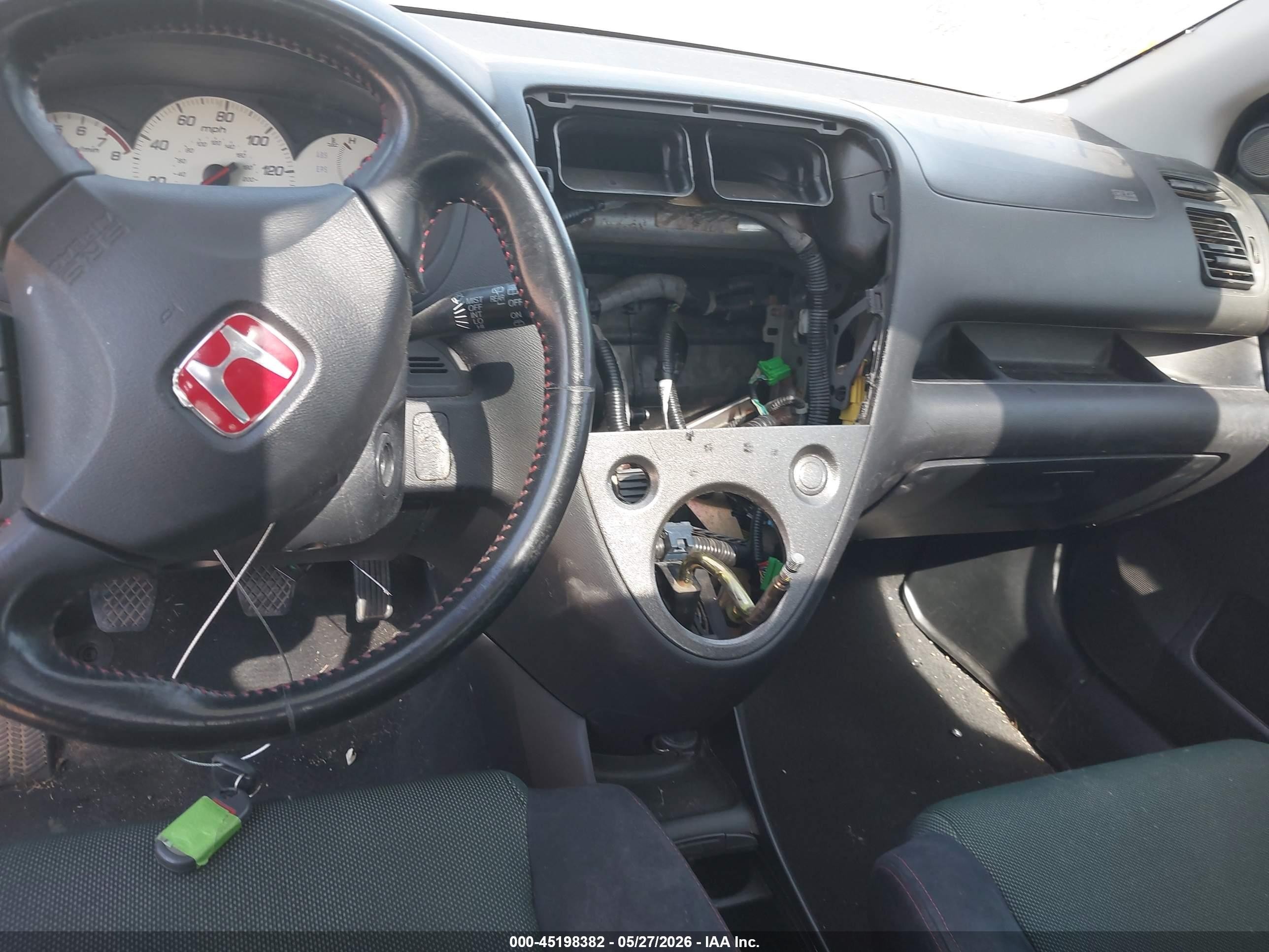 2003 Honda Civic Si Black vin: SHHEP33543U401663