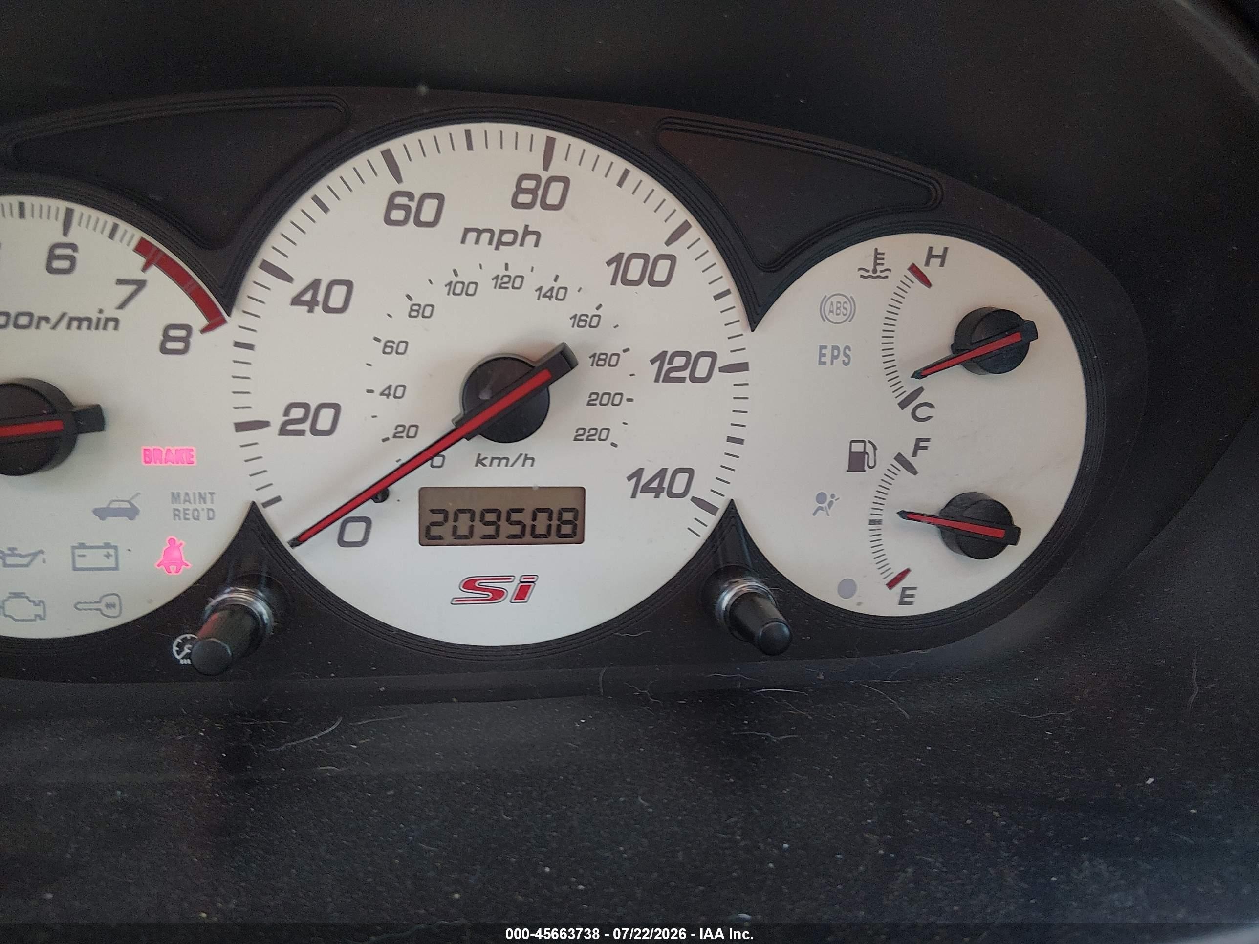 2004 Honda Civic Si Black vin: SHHEP33554U500154