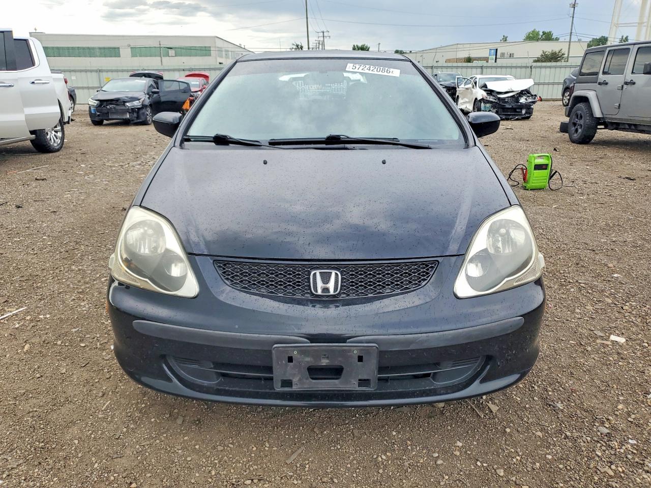 2005 Honda Civic Si Black vin: SHHEP33555U502181