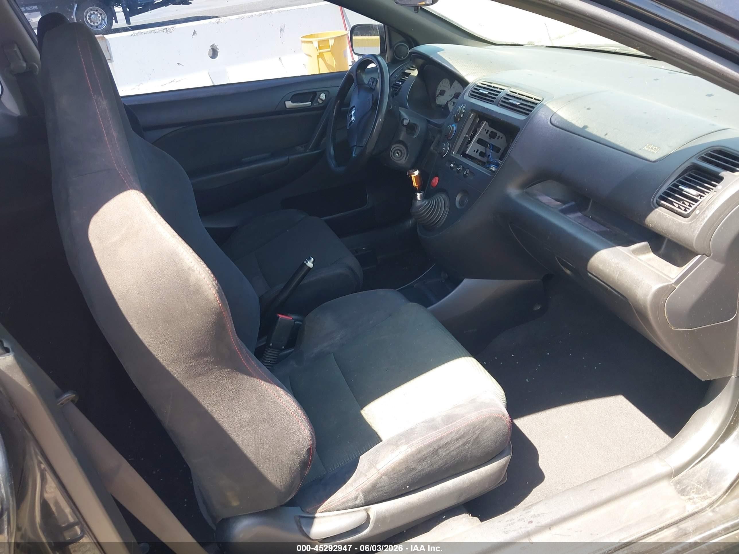 2004 Honda Civic Si Black vin: SHHEP33574U504755