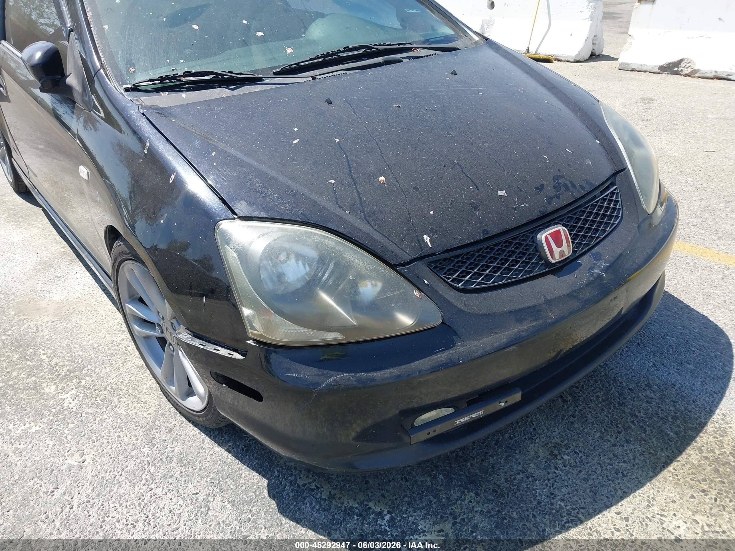 2004 Honda Civic Si Black vin: SHHEP33574U504755