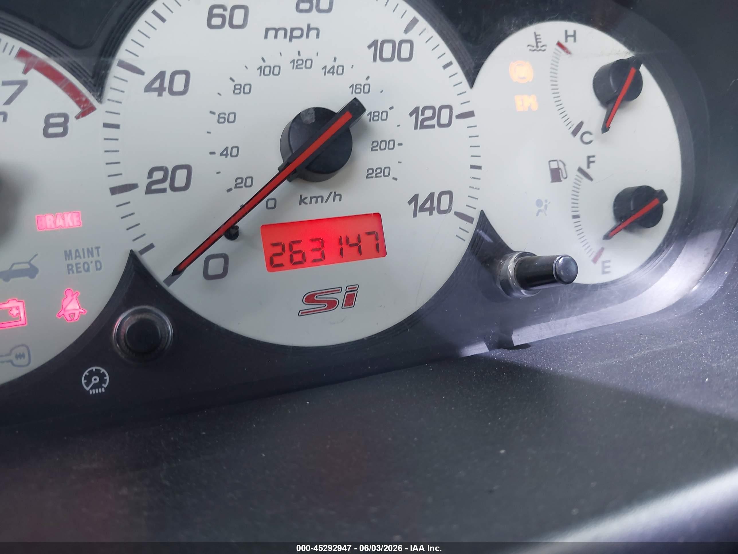 2004 Honda Civic Si Black vin: SHHEP33574U504755