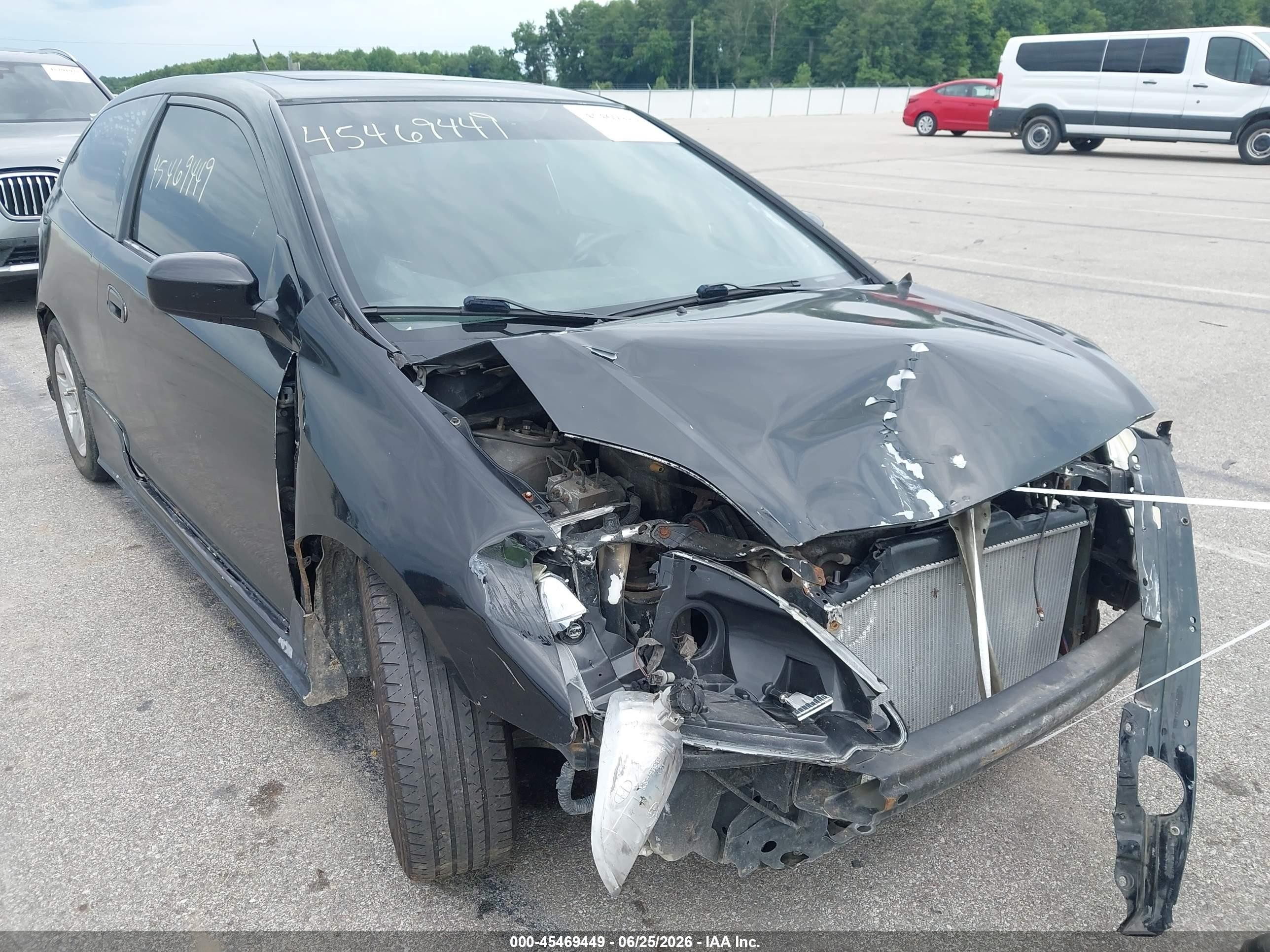 2002 Honda Civic Si Black vin: SHHEP33582U305730
