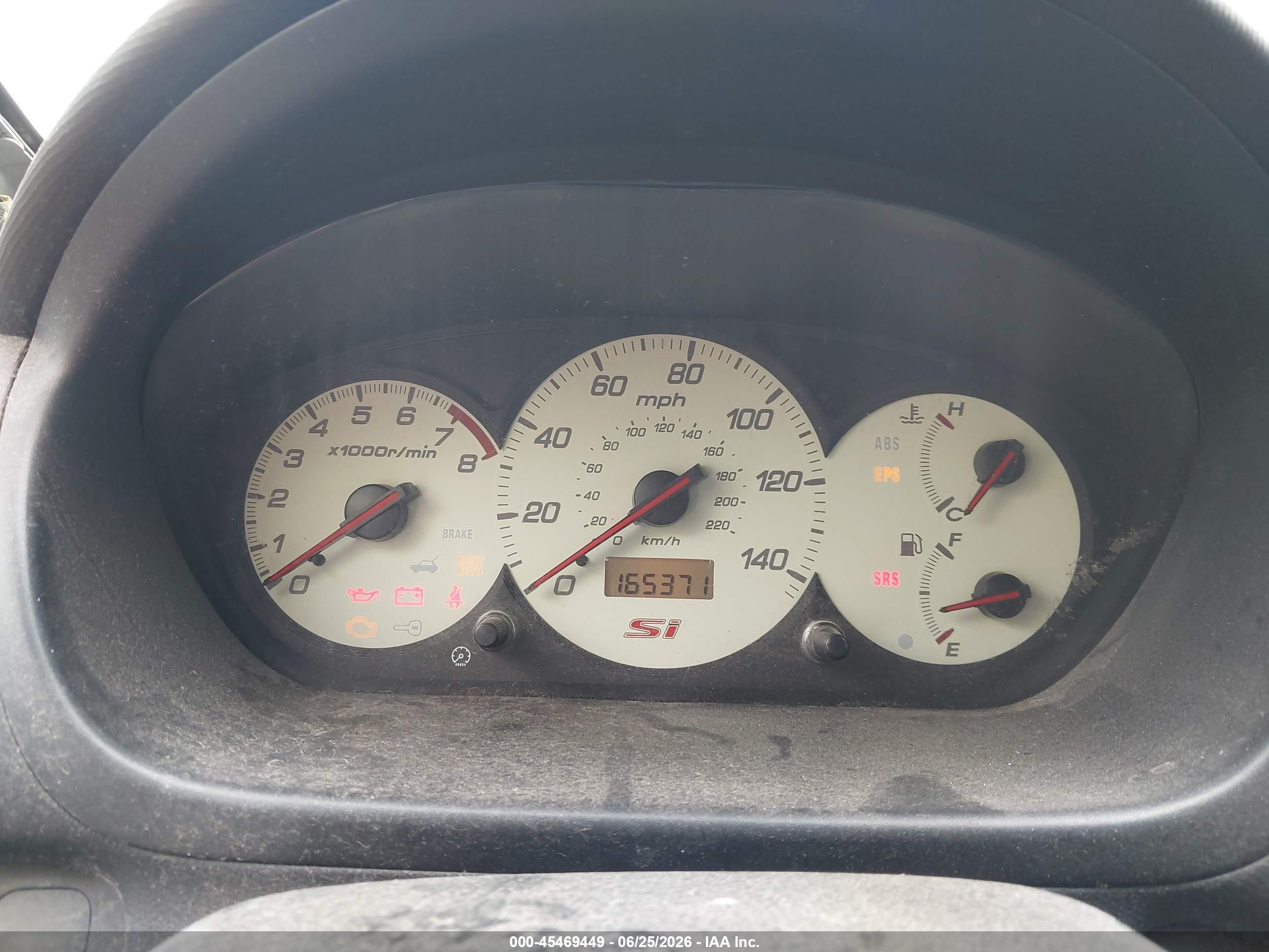 2002 Honda Civic Si Black vin: SHHEP33582U305730