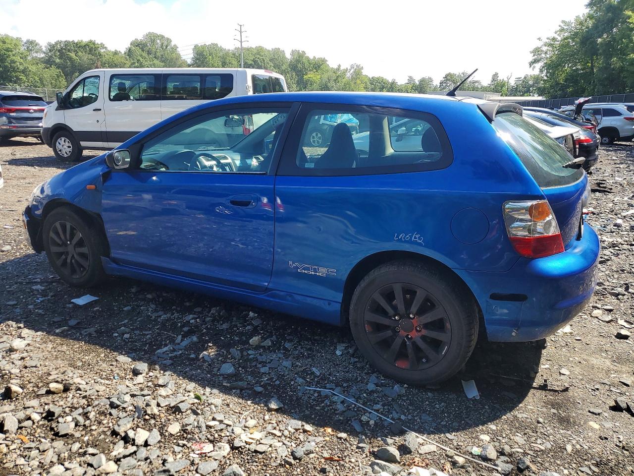 2004 Honda Civic Si Blue vin: SHHEP33654U504360