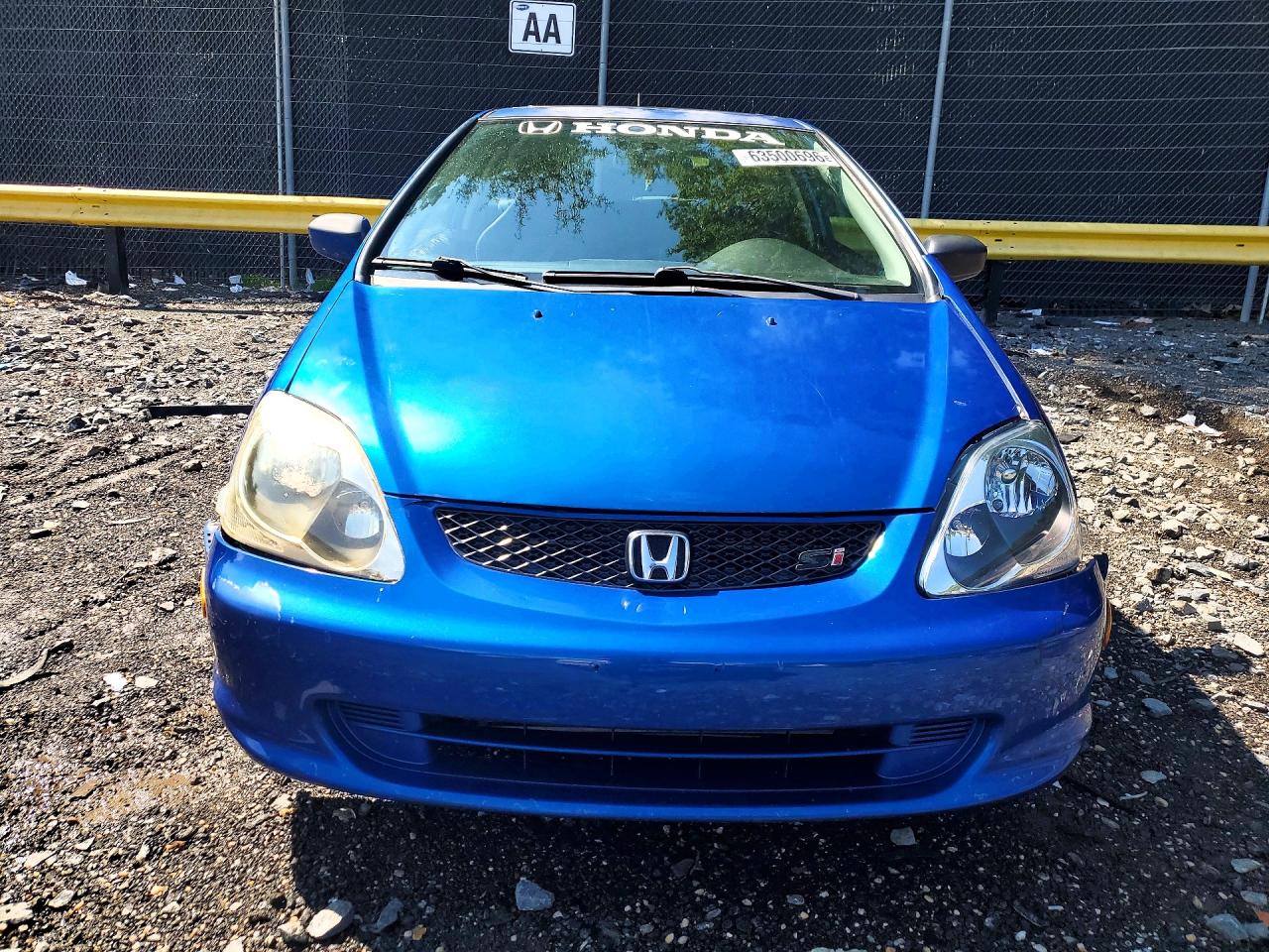 2004 Honda Civic Si Blue vin: SHHEP33654U504360