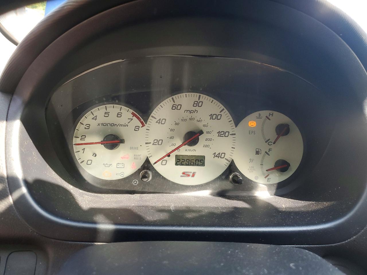 2004 Honda Civic Si Blue vin: SHHEP33654U504360