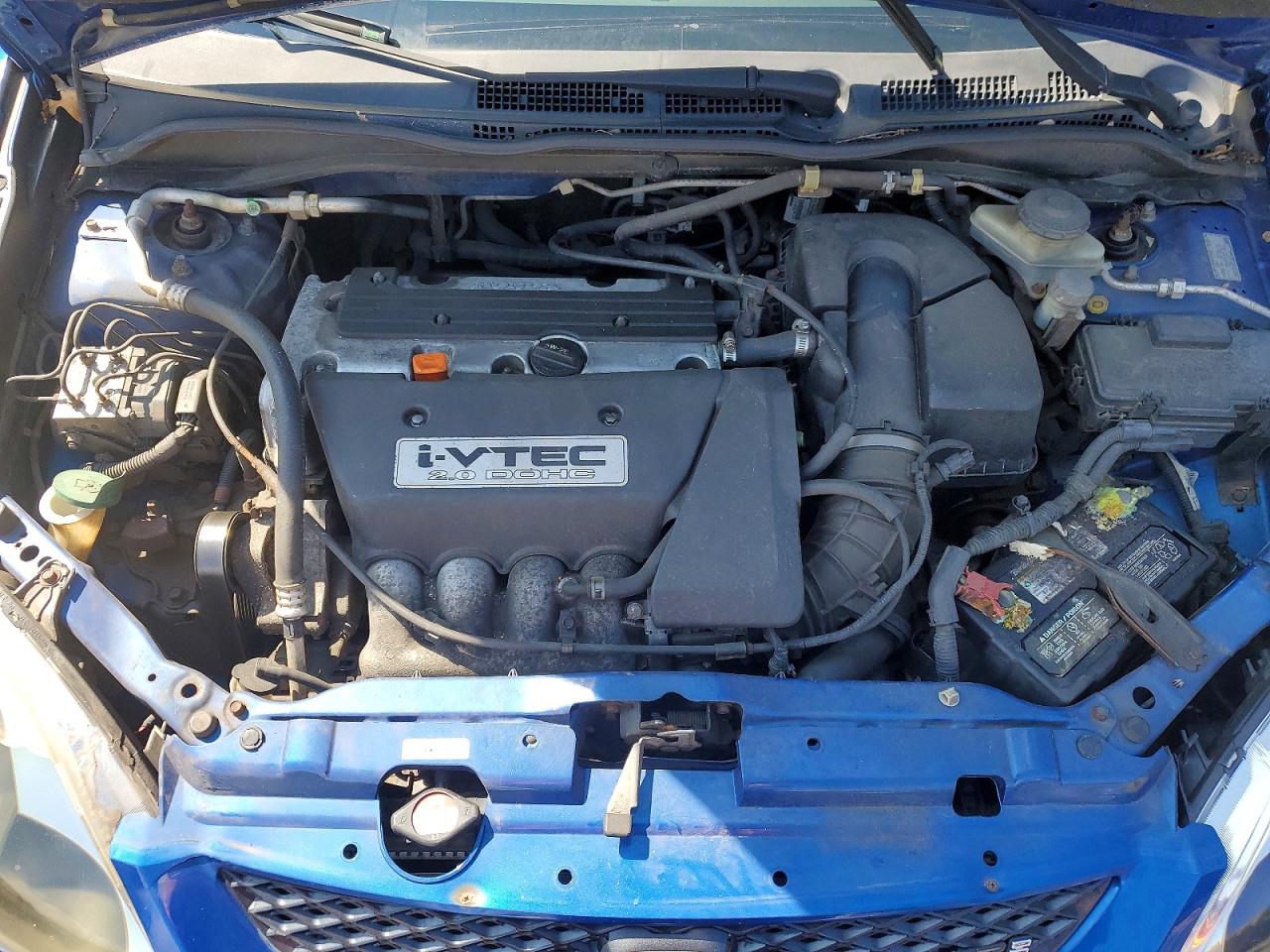 2004 Honda Civic Si Blue vin: SHHEP33654U504360