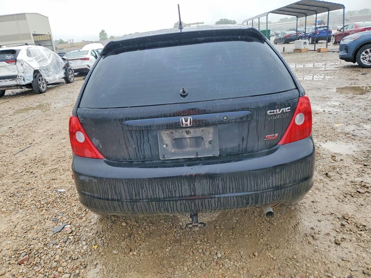2002 Honda Civic Si Black vin: SHHEP33682U311293