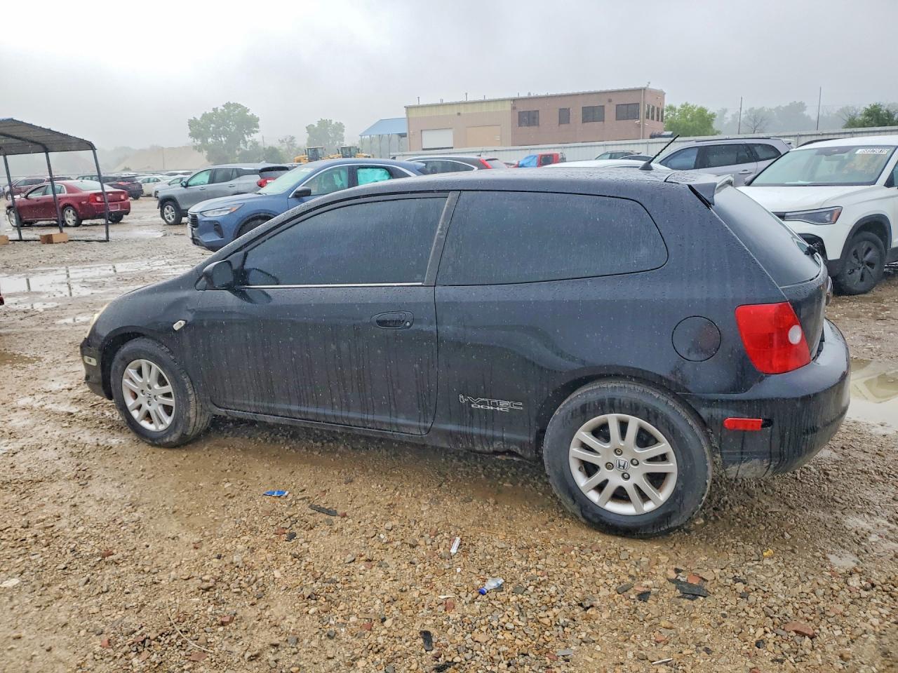 2002 Honda Civic Si Black vin: SHHEP33682U311293