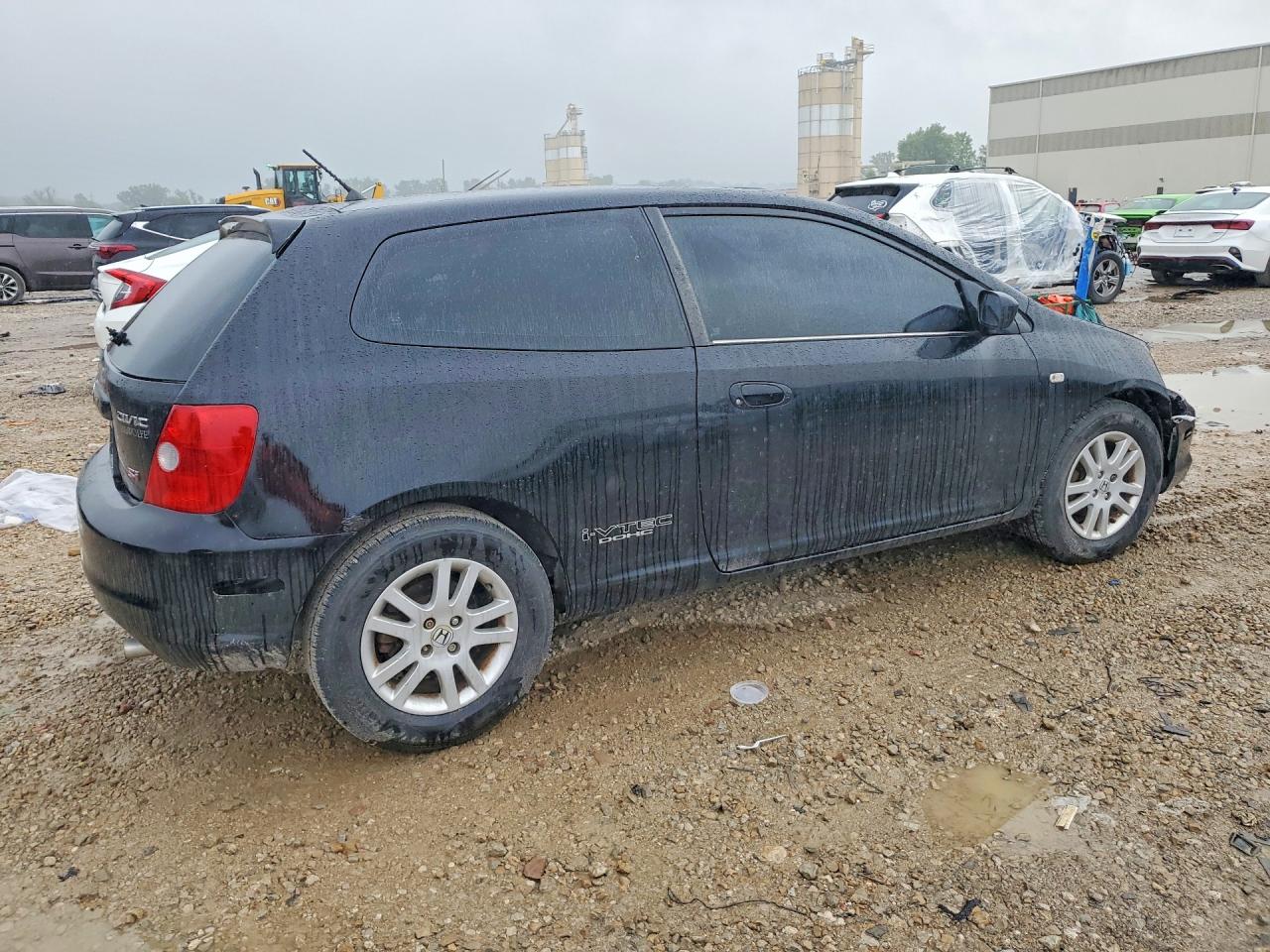 2002 Honda Civic Si Black vin: SHHEP33682U311293