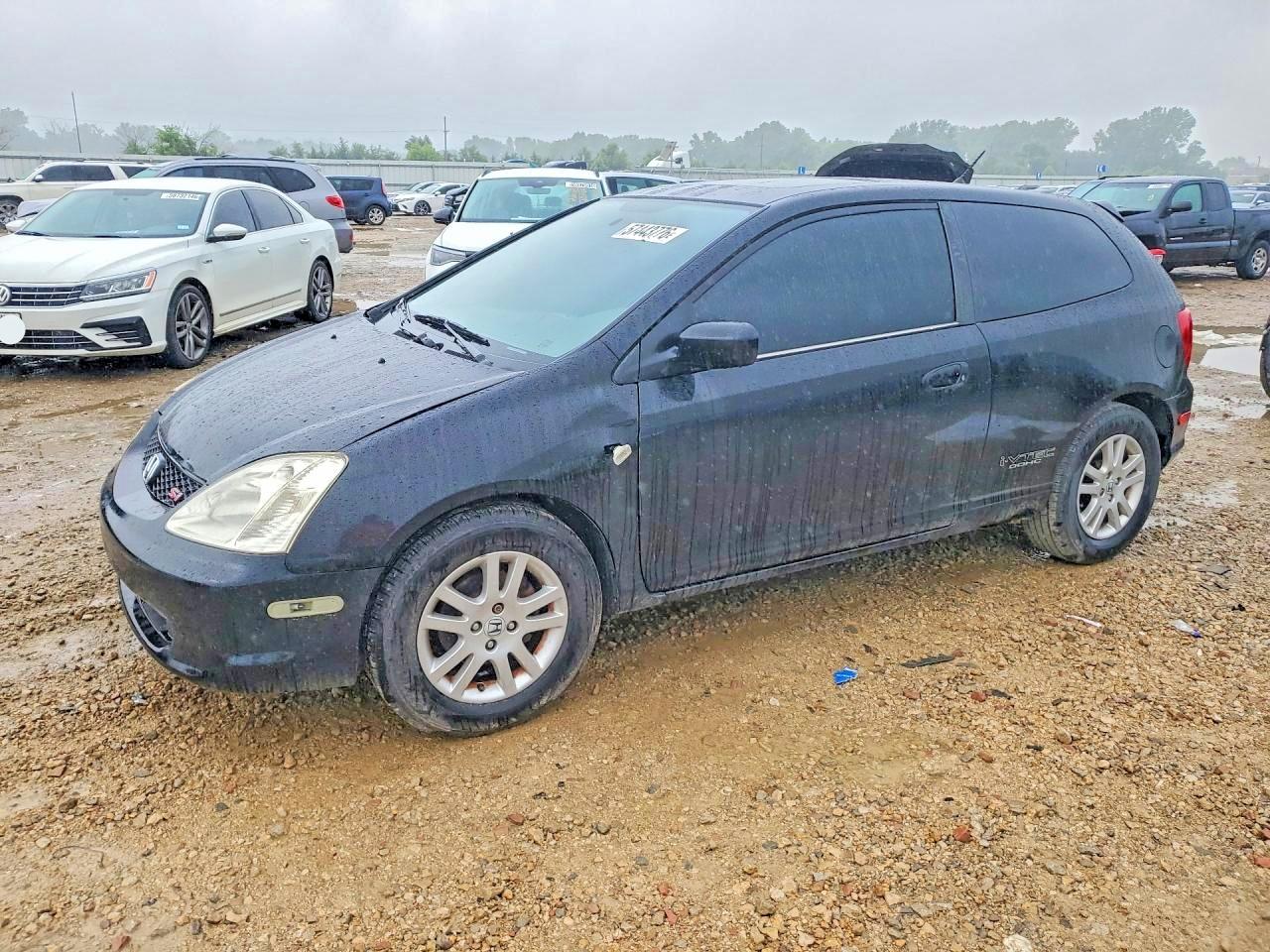 2002 Honda Civic Si Черный vin: SHHEP33682U311293