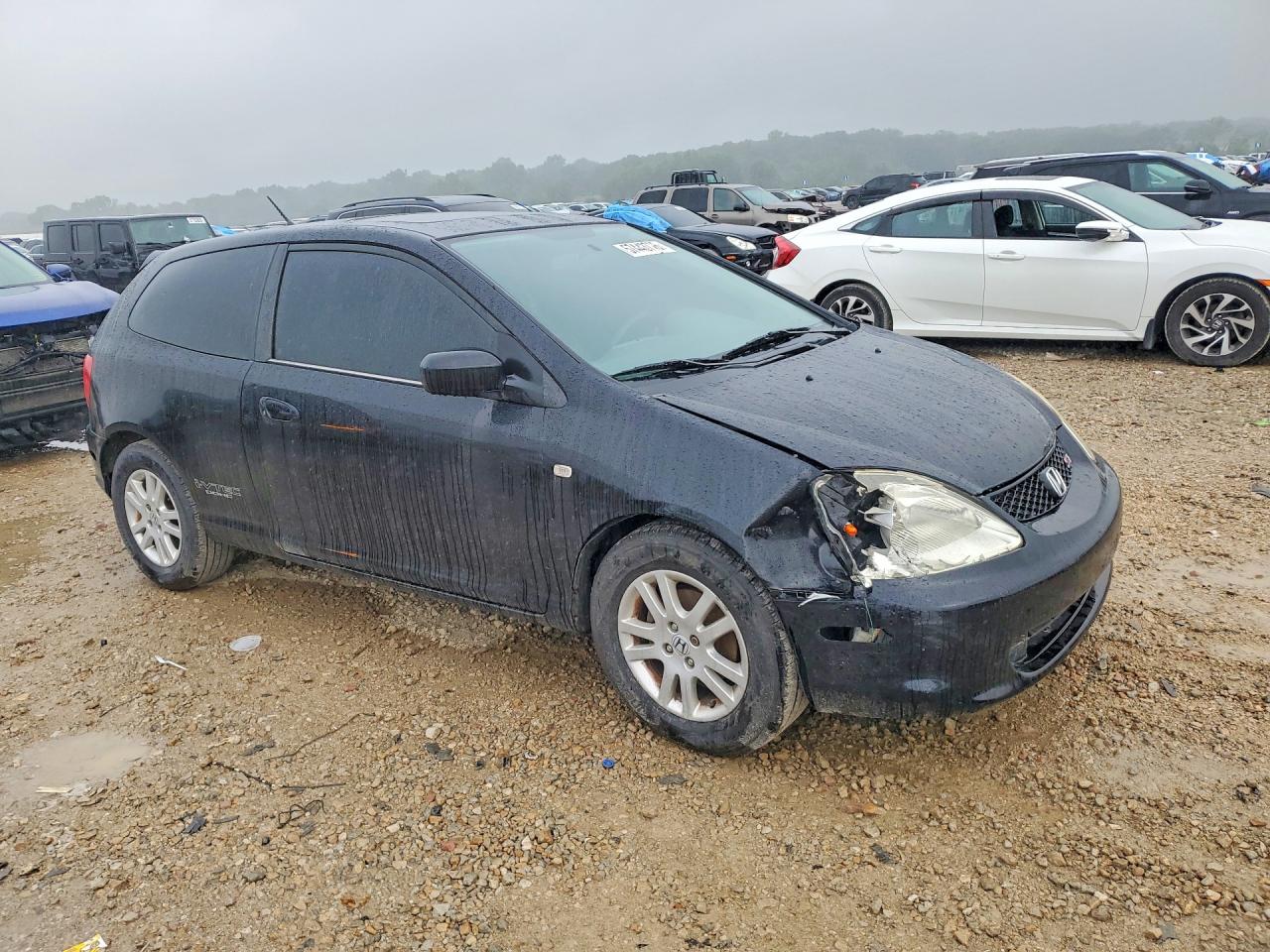 2002 Honda Civic Si Black vin: SHHEP33682U311293
