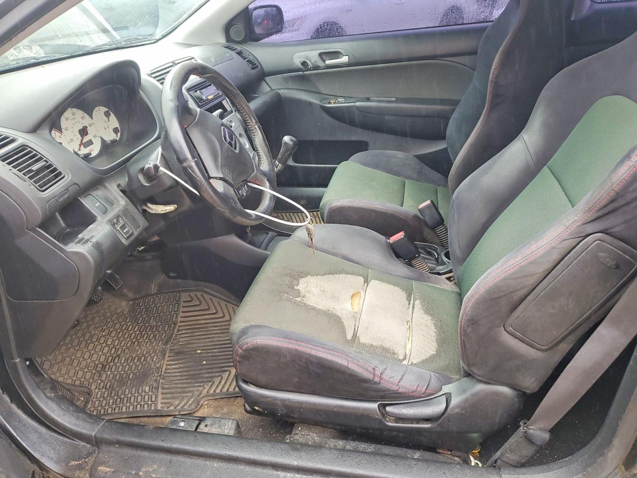 2002 Honda Civic Si Black vin: SHHEP33682U311293