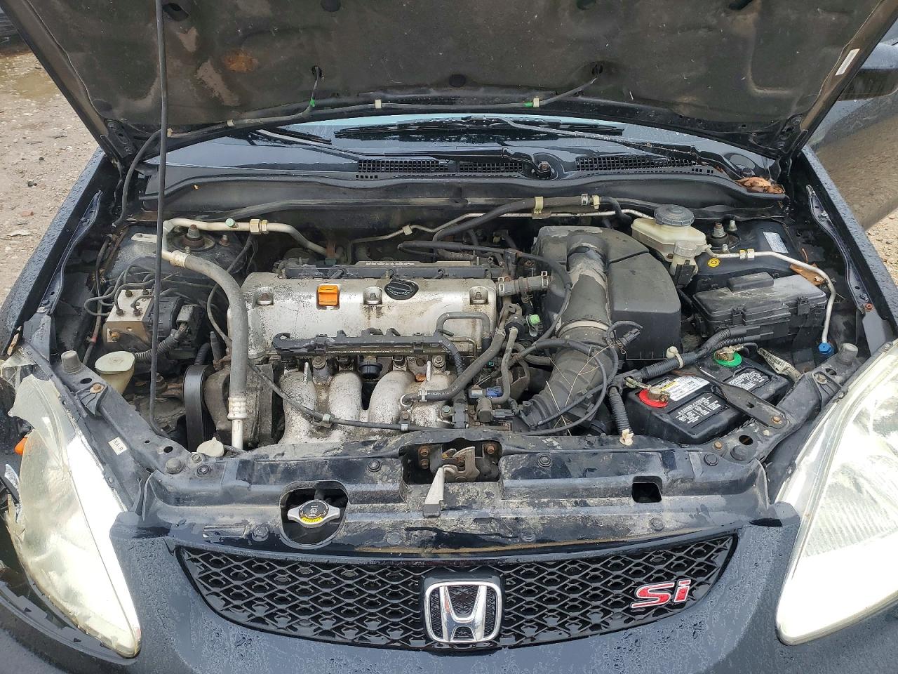 2002 Honda Civic Si Black vin: SHHEP33682U311293