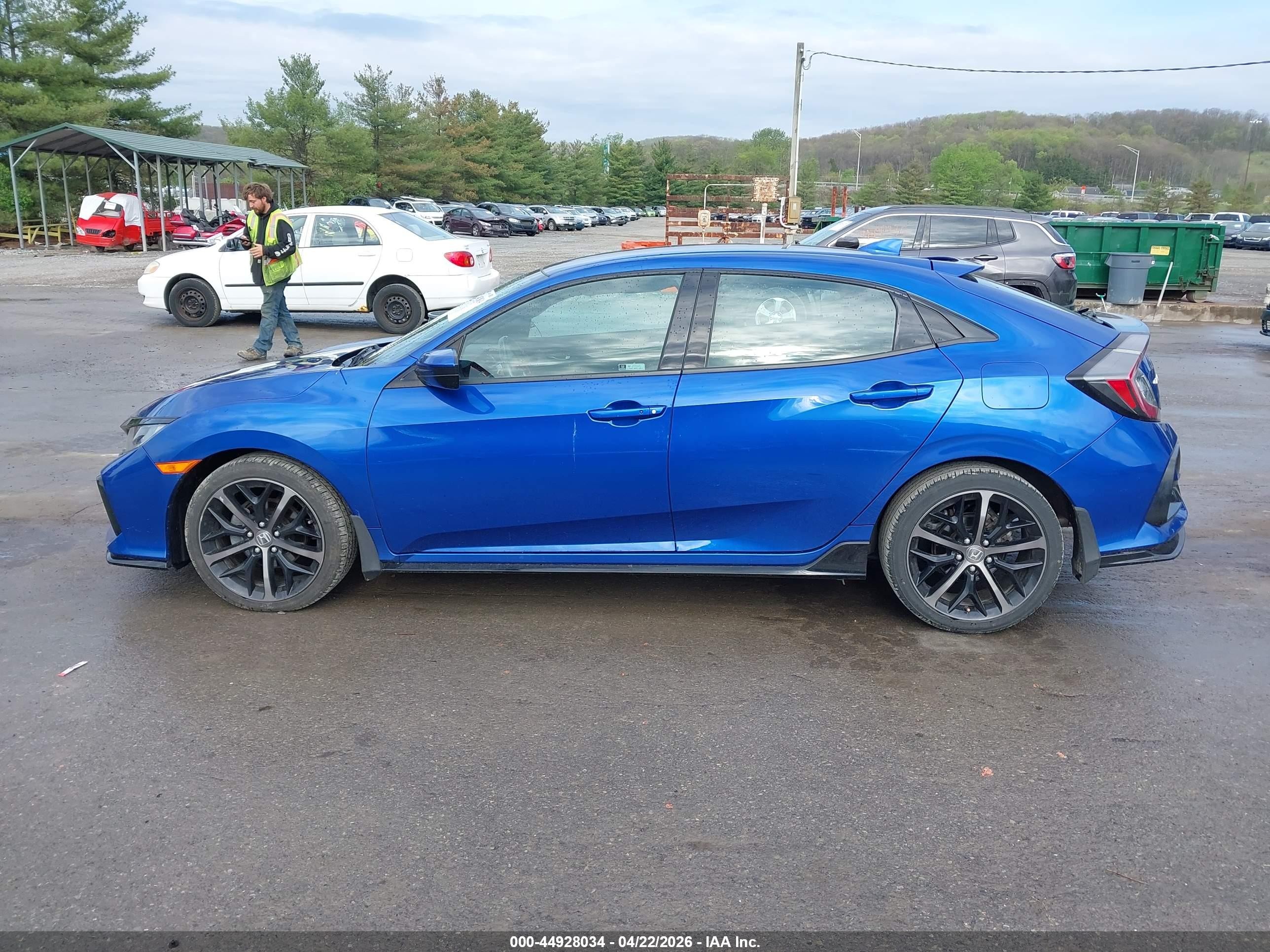 2020 Honda Civic Sport Blue vin: SHHFK7G41LU216191