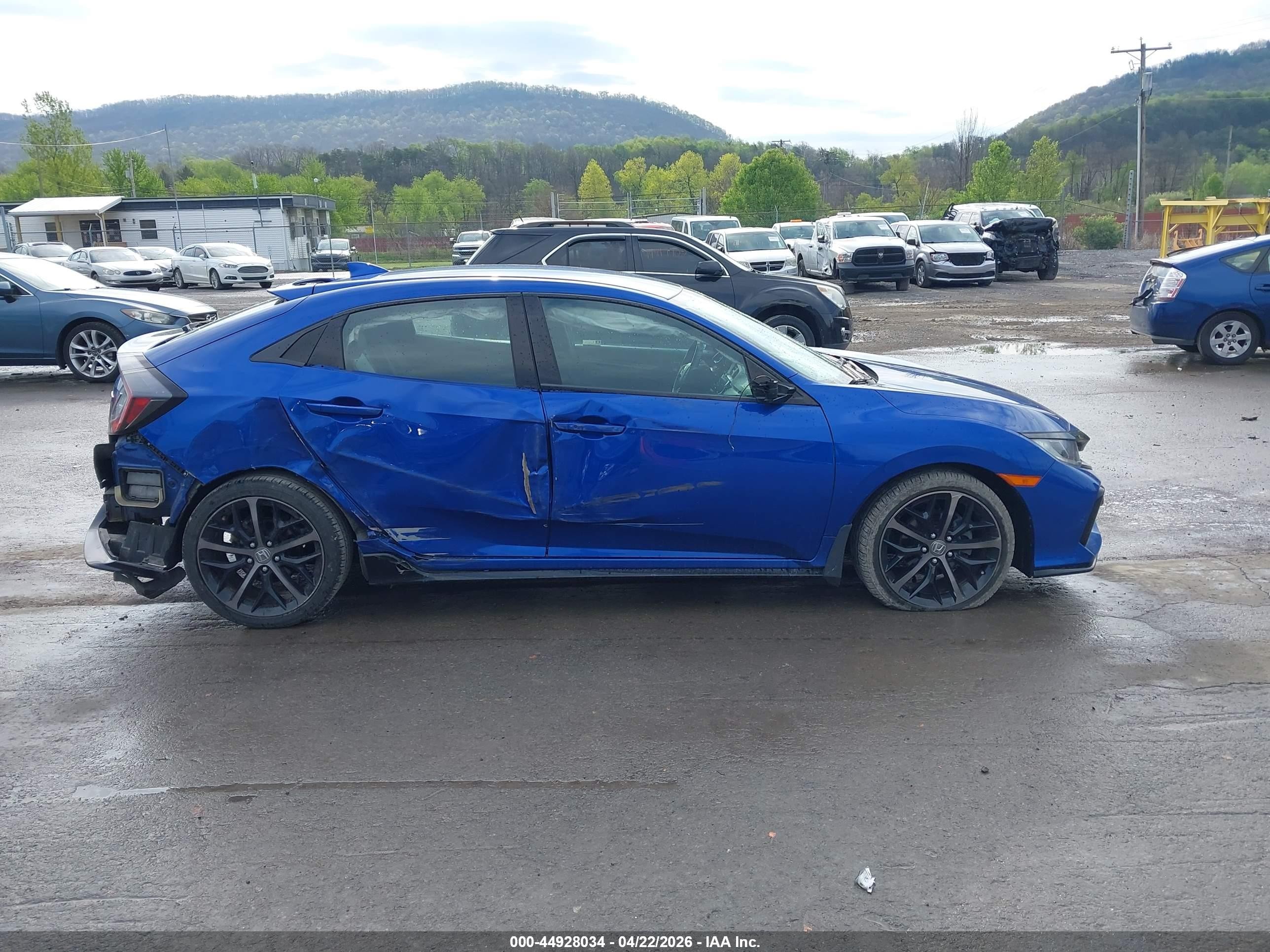 2020 Honda Civic Sport Blue vin: SHHFK7G41LU216191