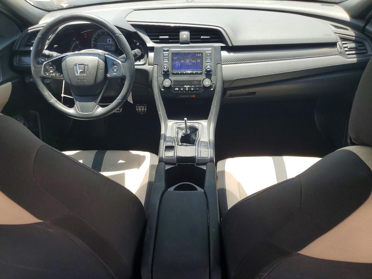 2018 Honda Civic Sport White vin: SHHFK7G47JU203362