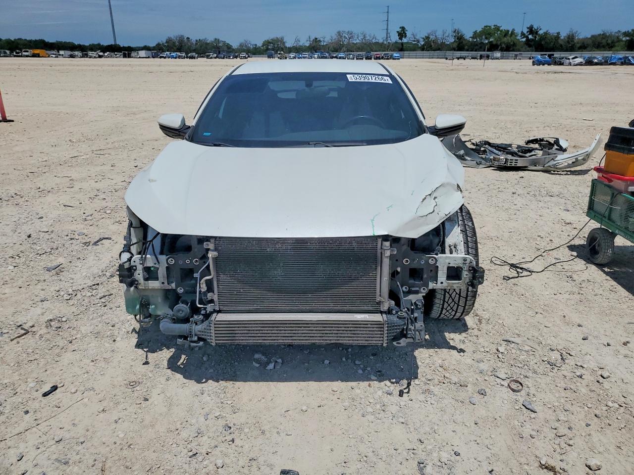 2018 Honda Civic Sport White vin: SHHFK7G47JU203362