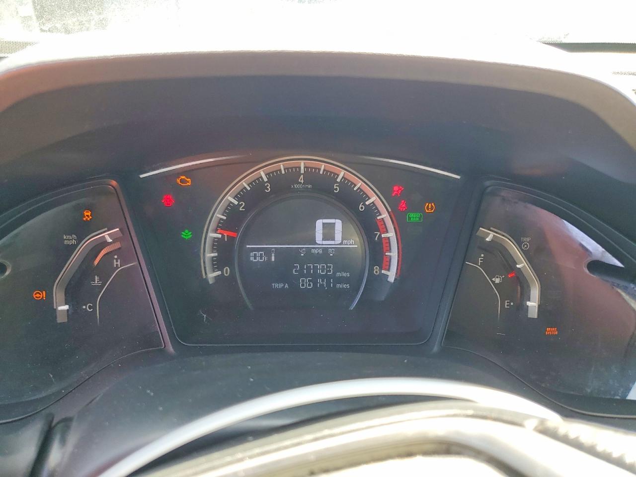 2017 Honda Civic Lx Белый vin: SHHFK7H21HU416024