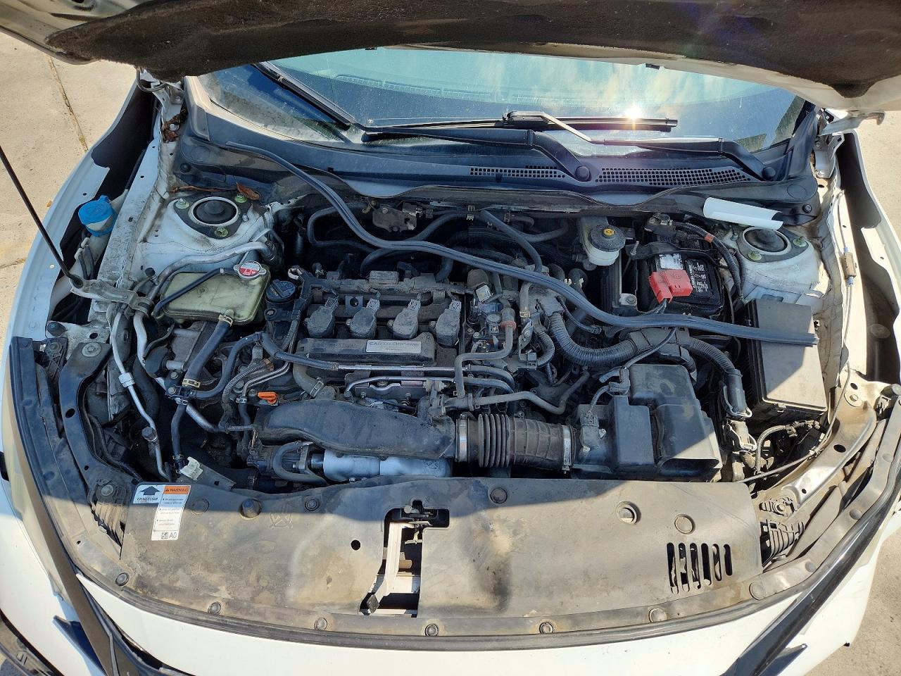 2017 Honda Civic Lx Белый vin: SHHFK7H21HU416024