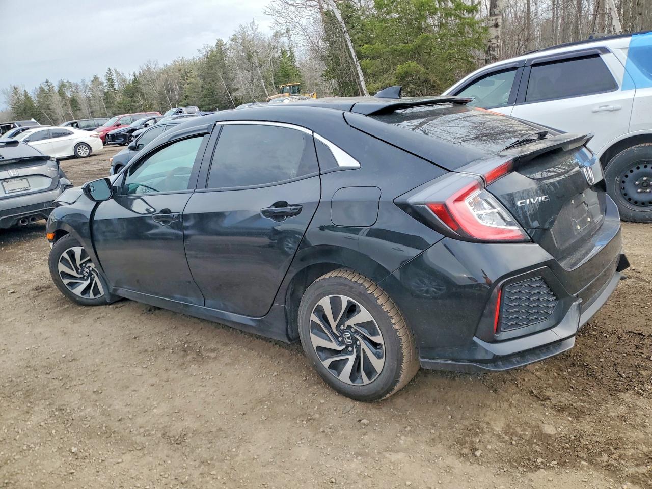 2017 Honda Civic Lx Black vin: SHHFK7H23HU306902