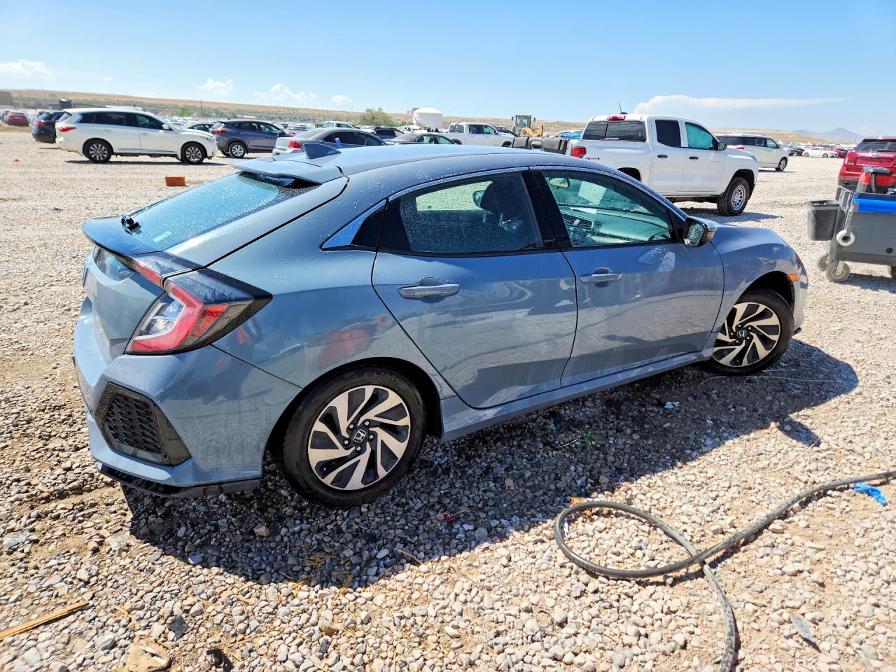 2017 Honda Civic Lx Blue vin: SHHFK7H25HU225156