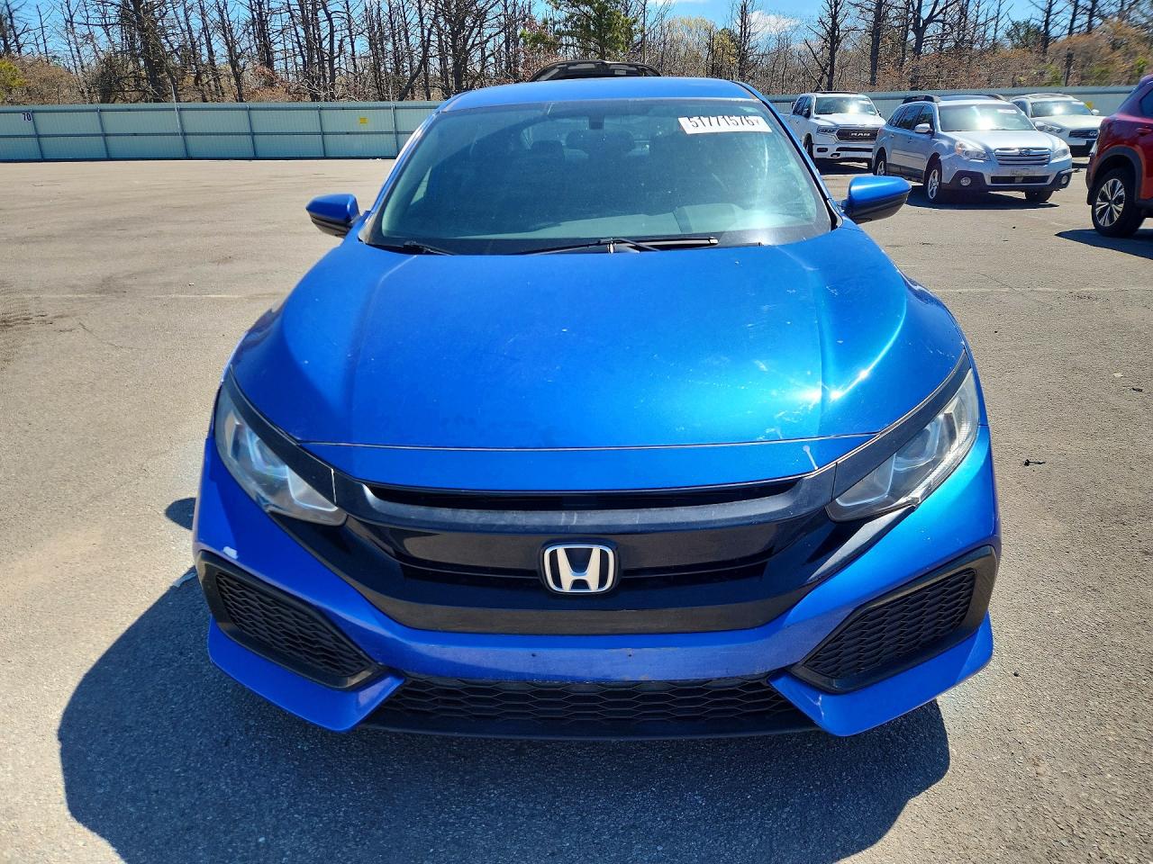 2018 Honda Civic Sport Blue vin: SHHFK7H25JU413505