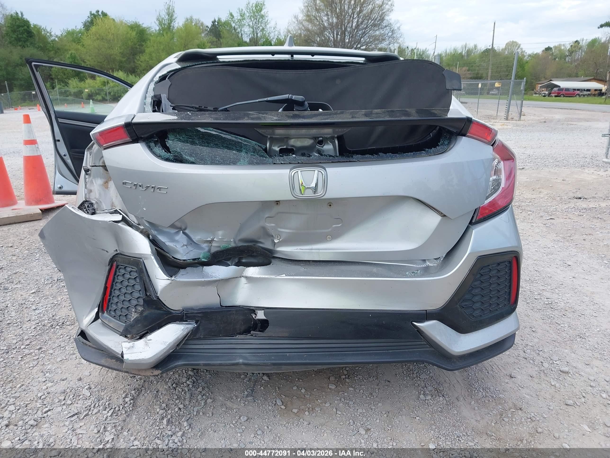 2017 Honda Civic Lx Серый vin: SHHFK7H26HU415662