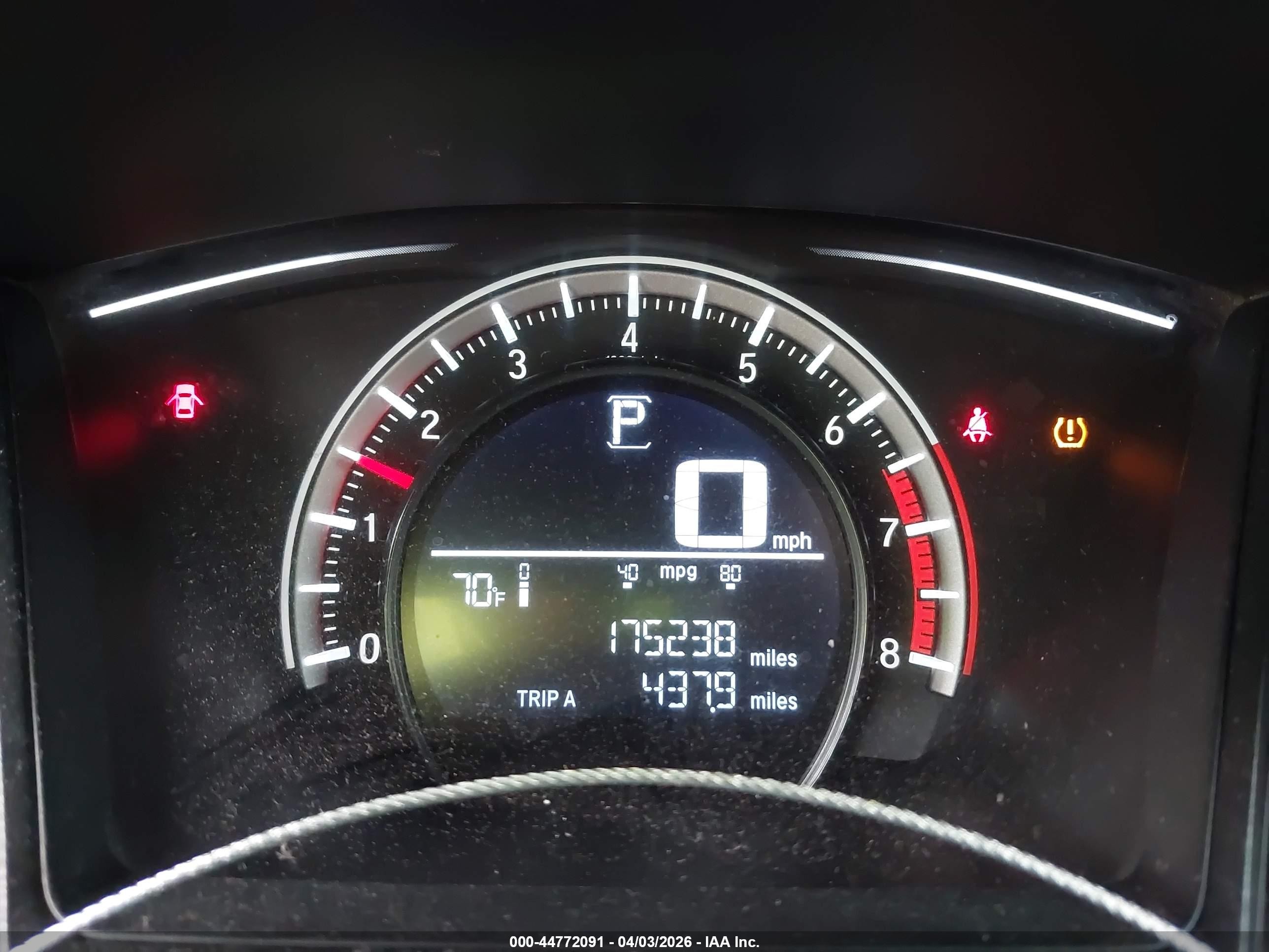 2017 Honda Civic Lx Серый vin: SHHFK7H26HU415662