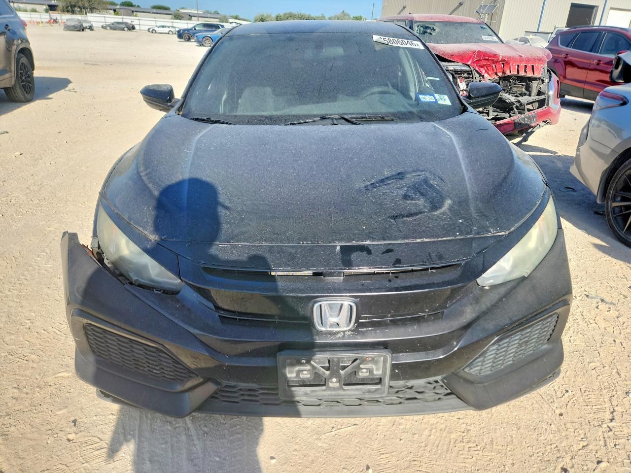 2018 Honda Civic Lx Black vin: SHHFK7H26JU410015