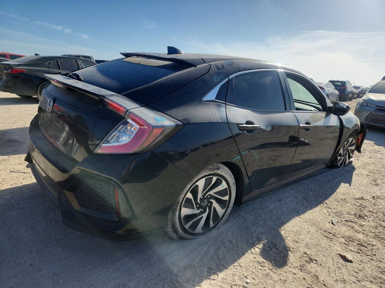 2018 Honda Civic Lx Black vin: SHHFK7H26JU410015