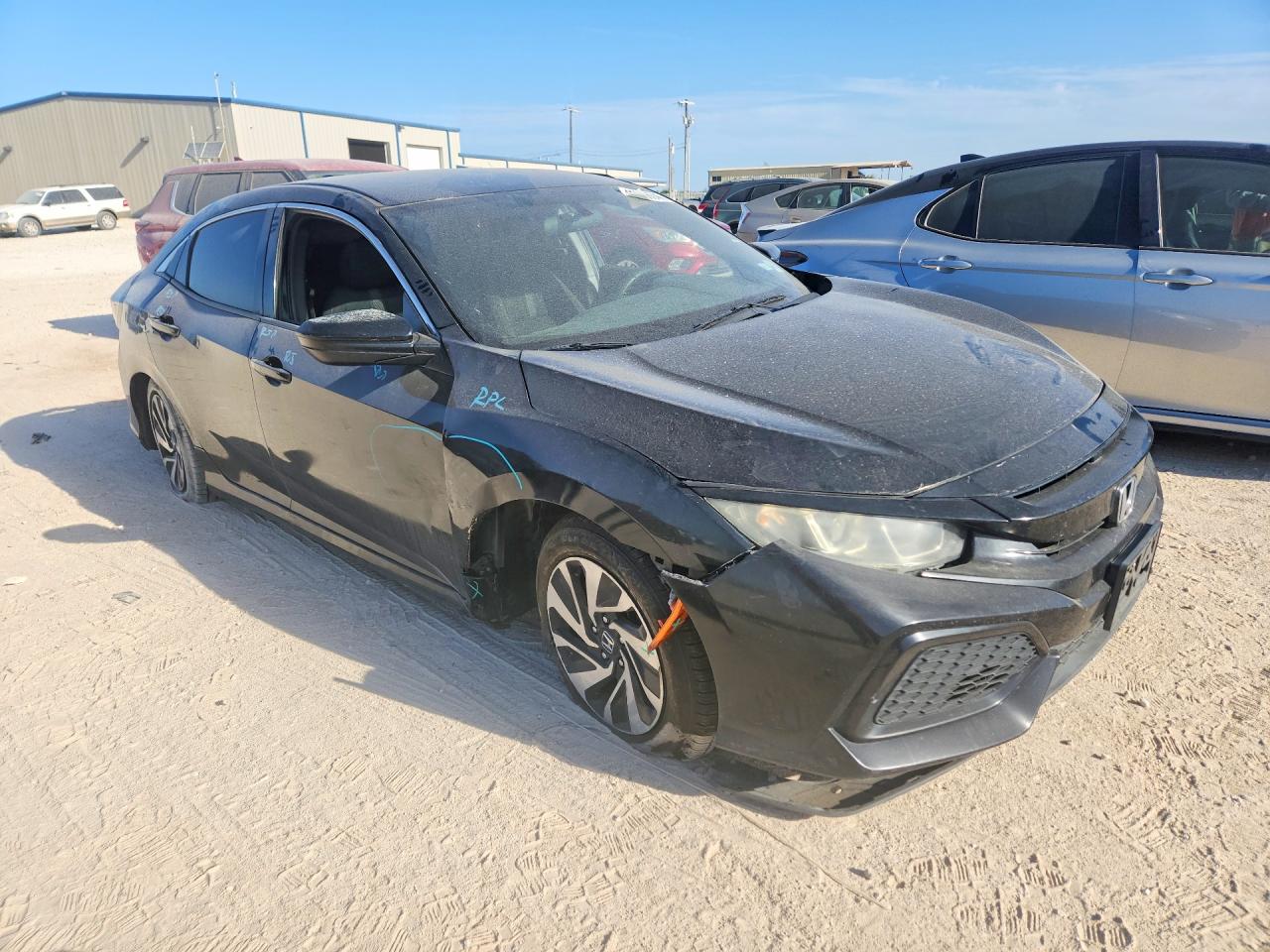 2018 Honda Civic Lx Black vin: SHHFK7H26JU410015
