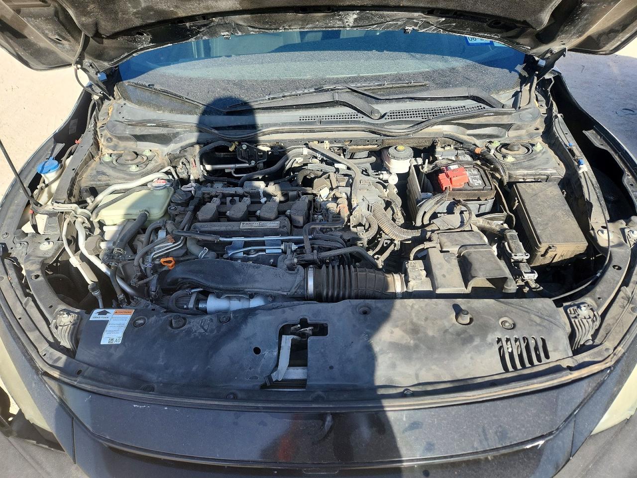 2018 Honda Civic Lx Black vin: SHHFK7H26JU410015
