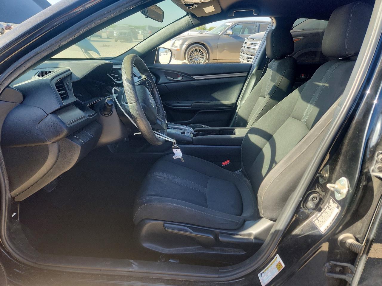 2018 Honda Civic Lx Black vin: SHHFK7H26JU410015
