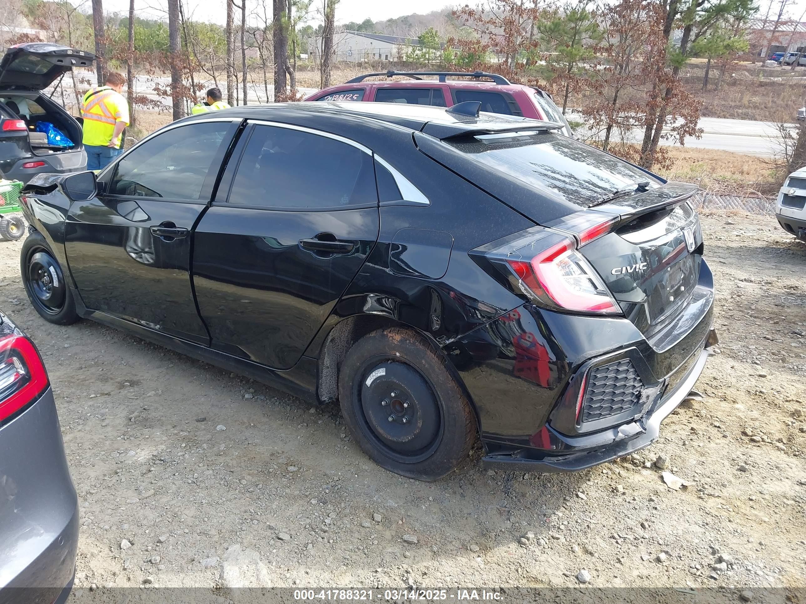 2018 Honda Civic Lx Черный vin: SHHFK7H28JU409092